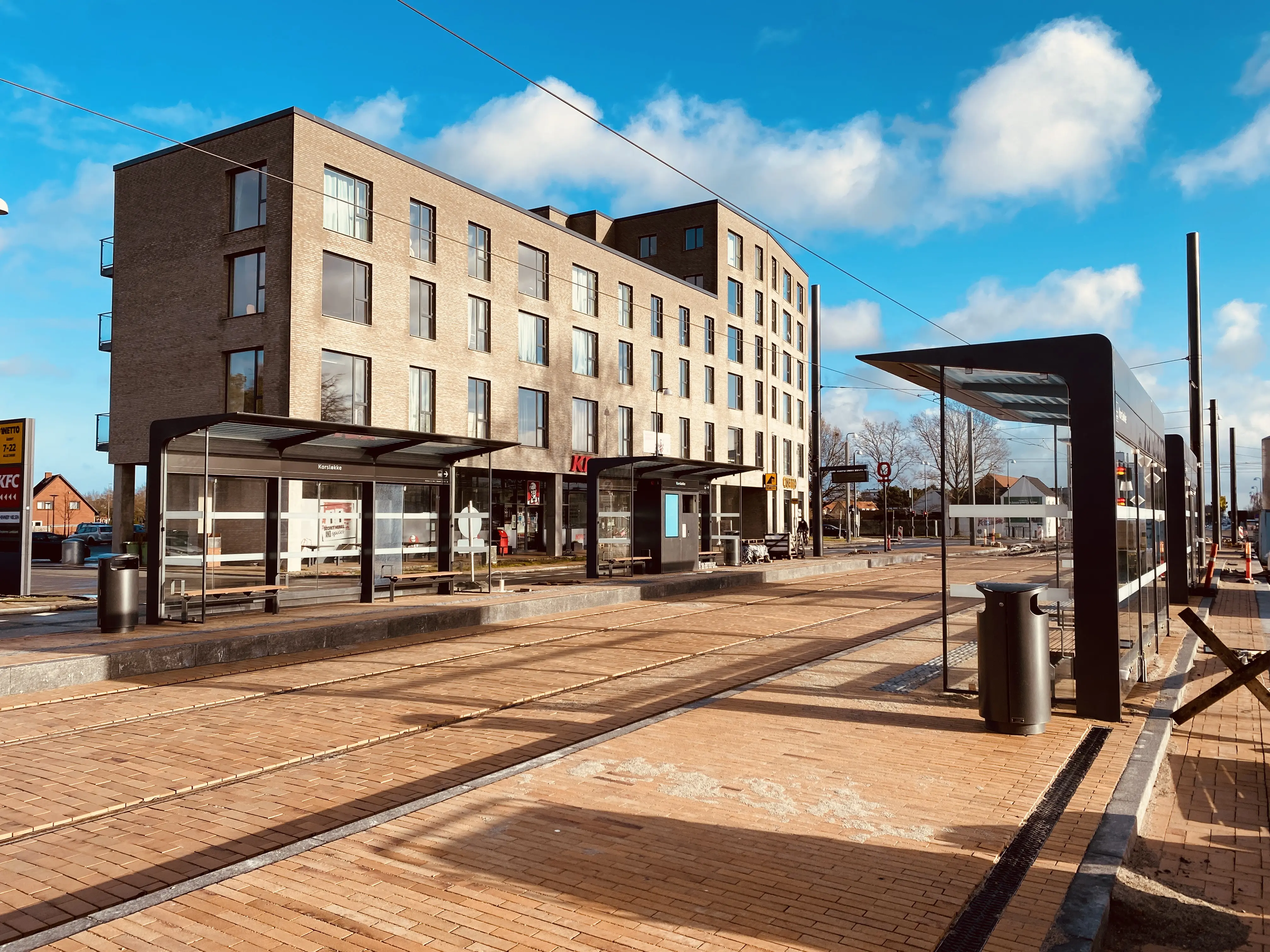 Billede af Korsløkke Letbanestation. Billede af Korsløkke Letbanestation.