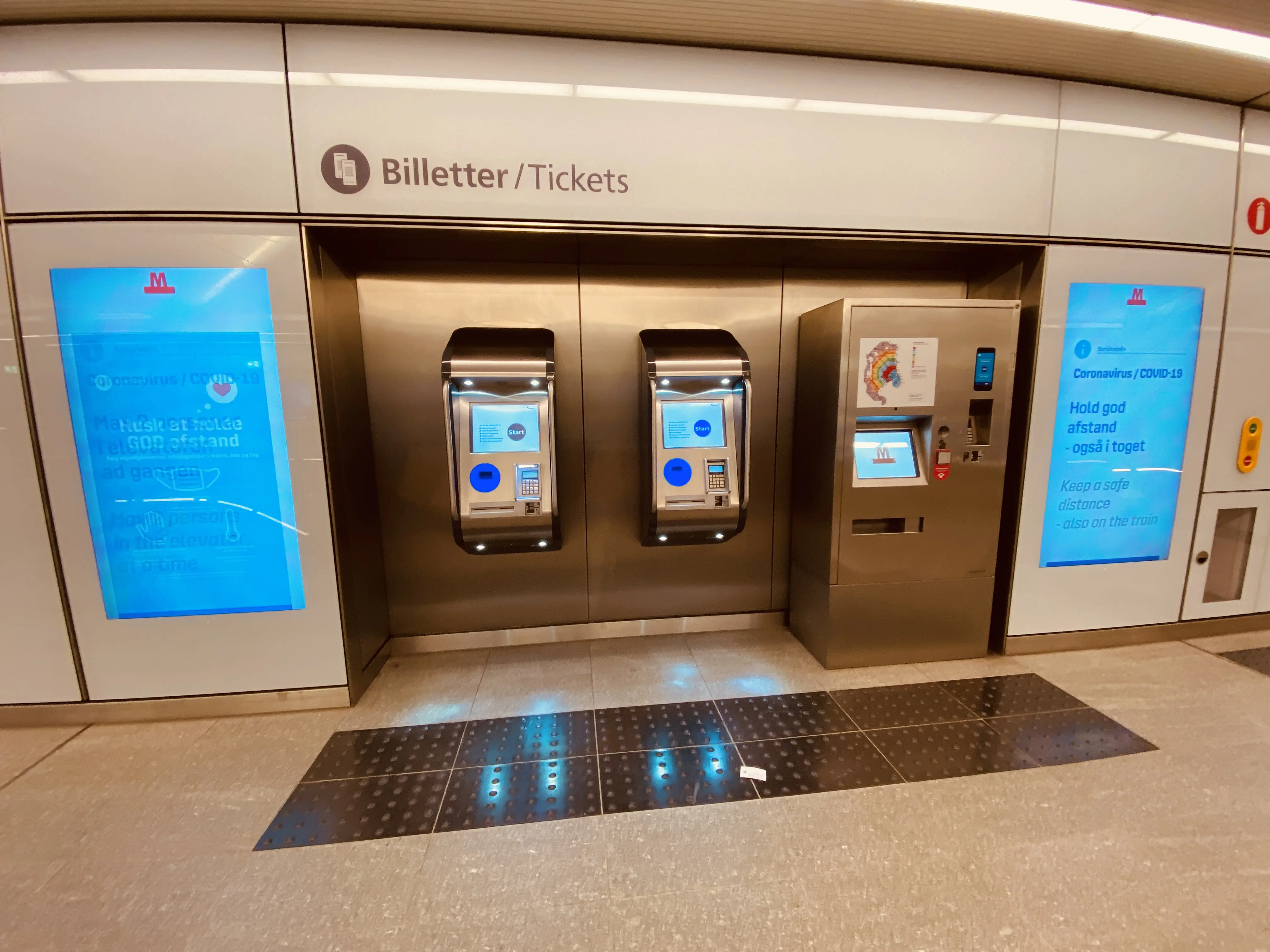 Billede af Nørrebros Runddel Metrostation.