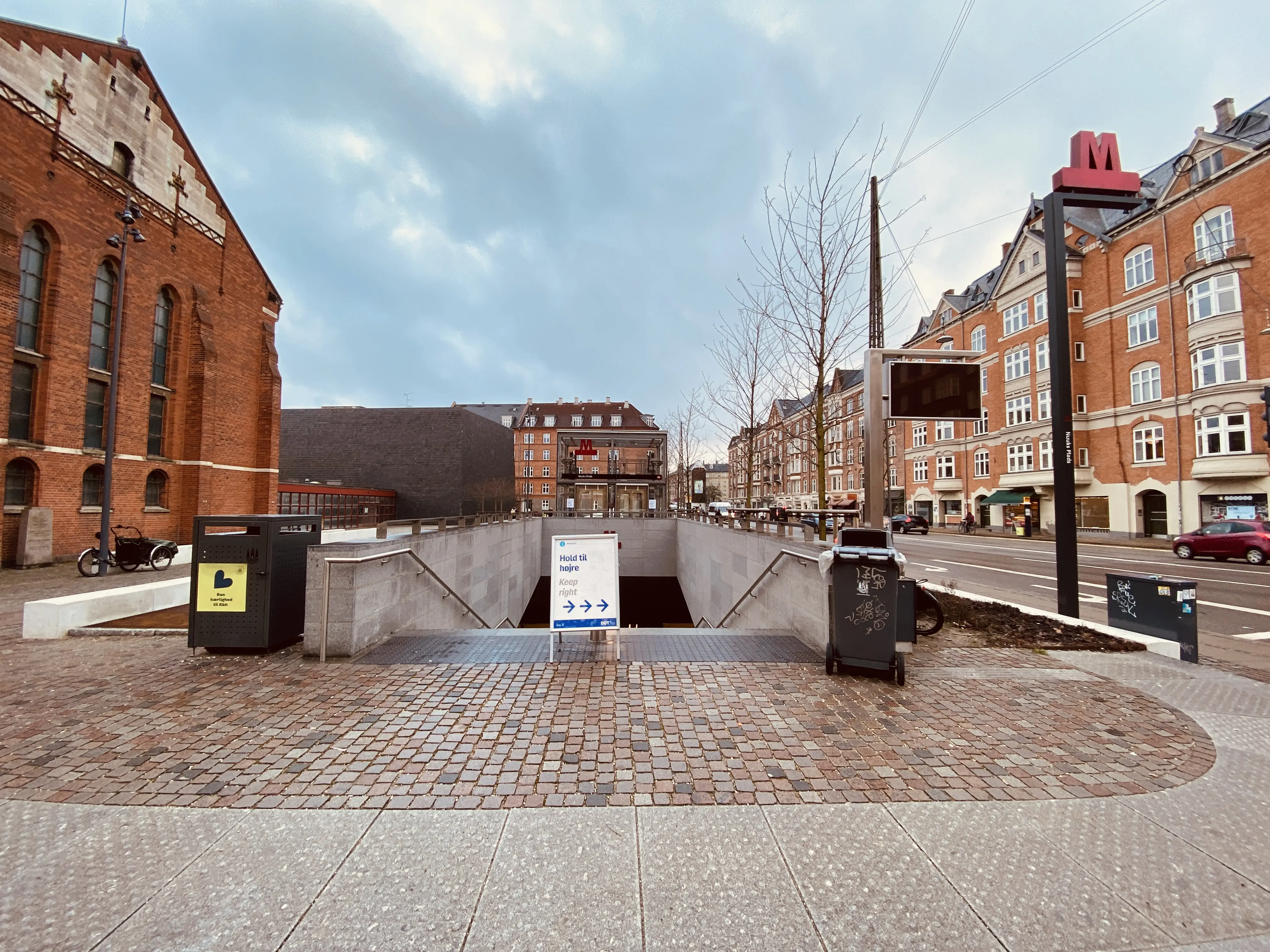 Billede af Nuuks Plads Metrostation.