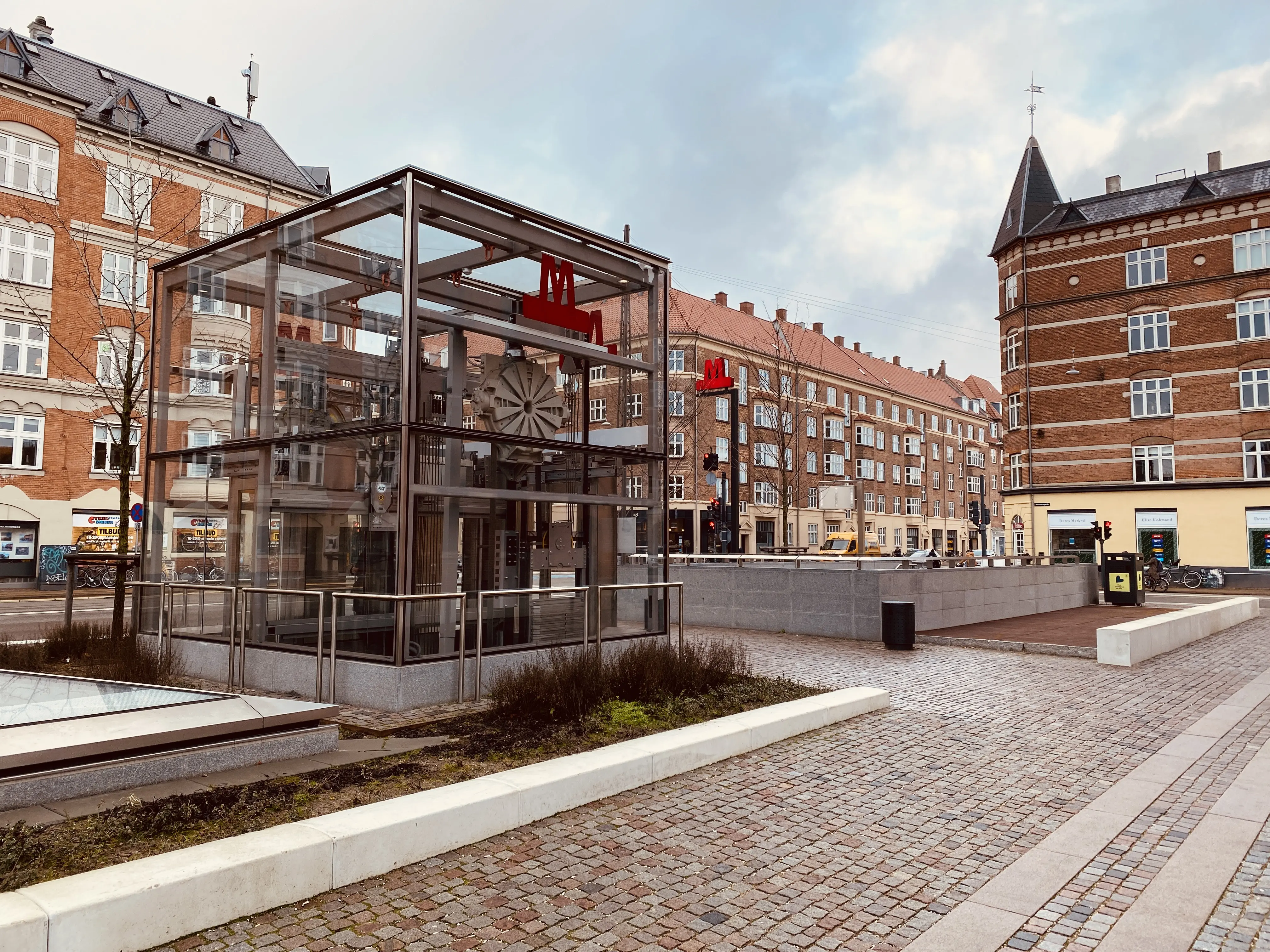 Billede af Nuuks Plads Metrostation.