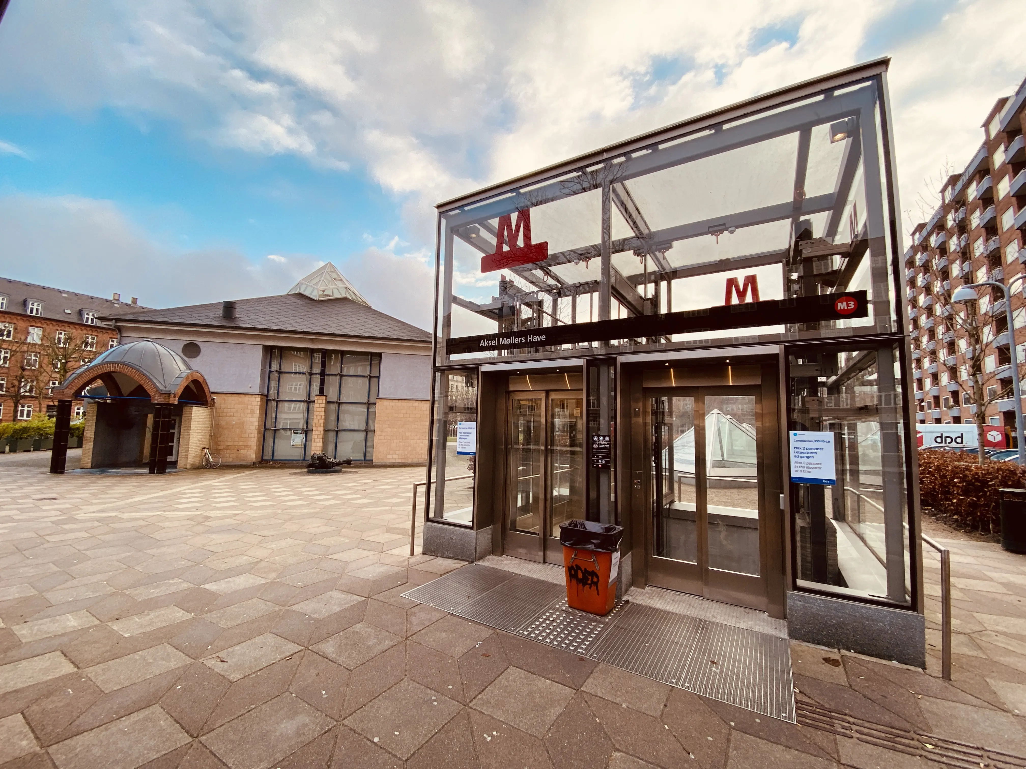 Billede af Aksel Møllers Have Metrostation.