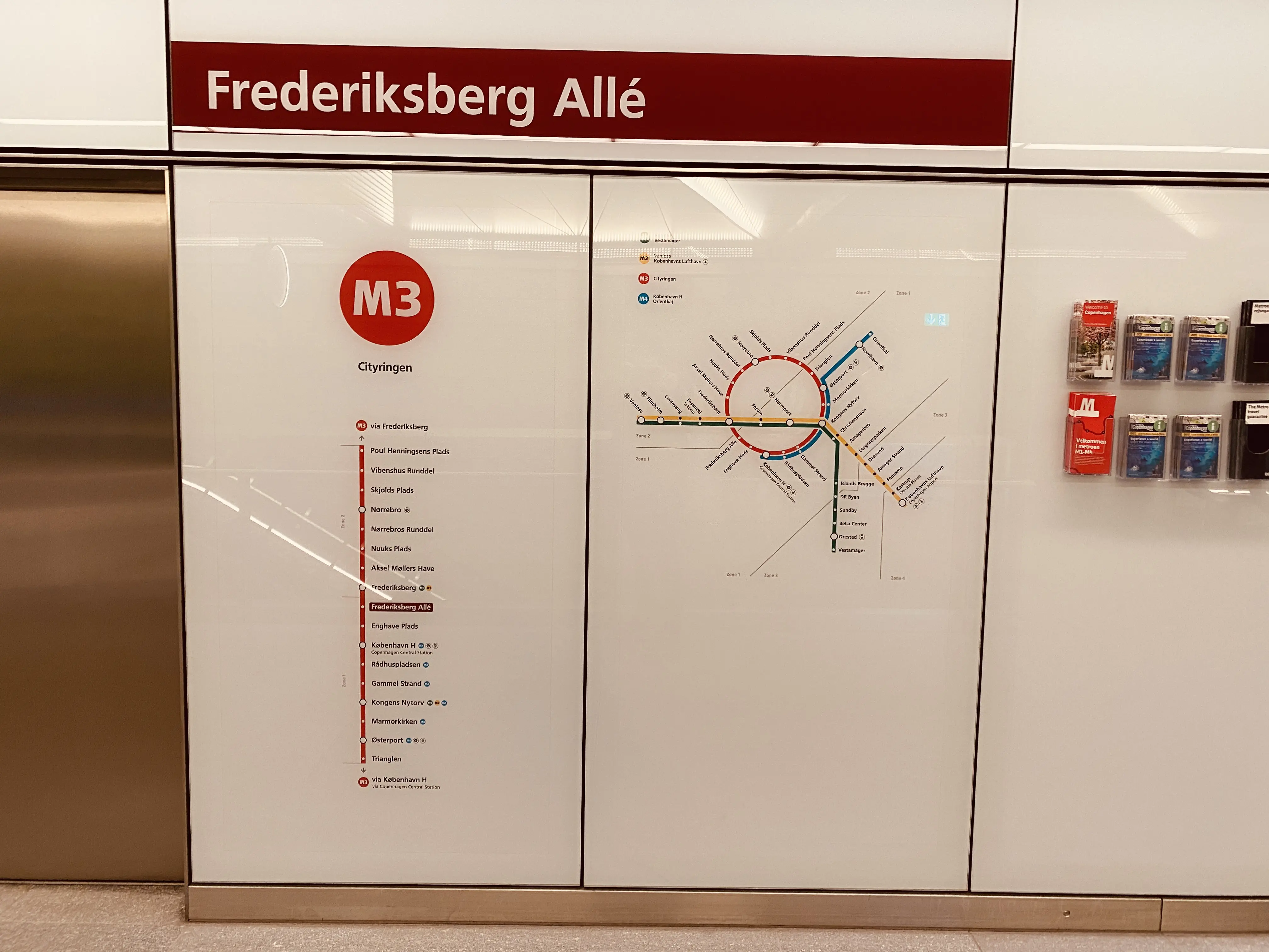 Billede af Frederiksberg Allé Metrostation.