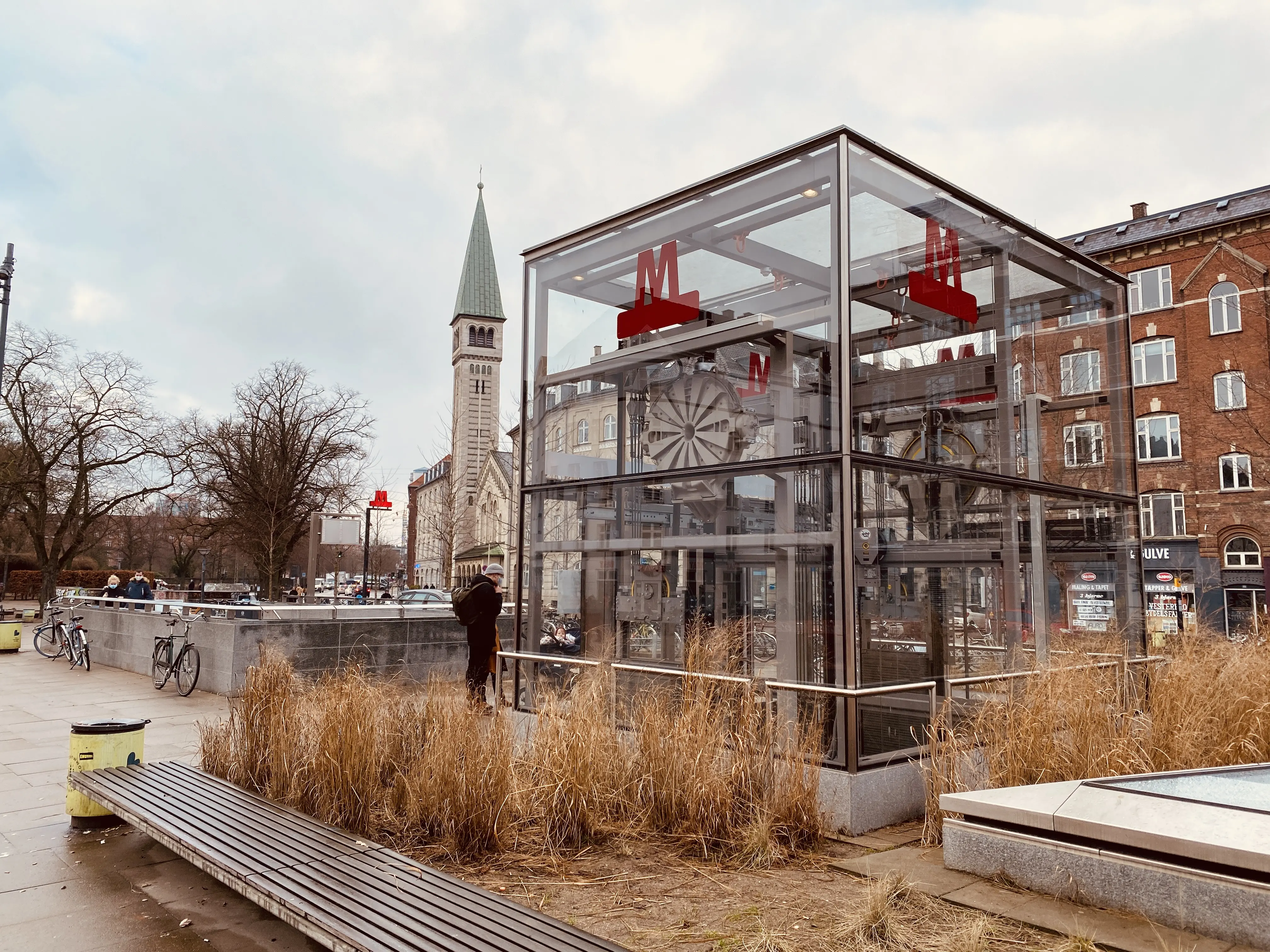 Billede af Enghave Plads Metrostation.