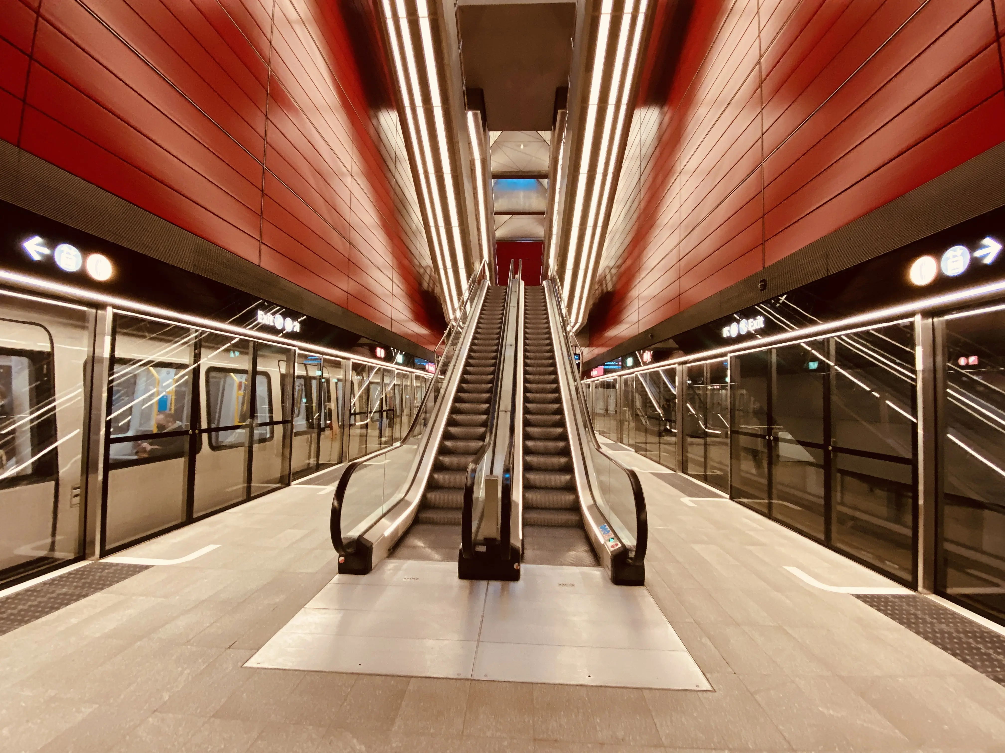 Billede af Nørrebro Metrostation.