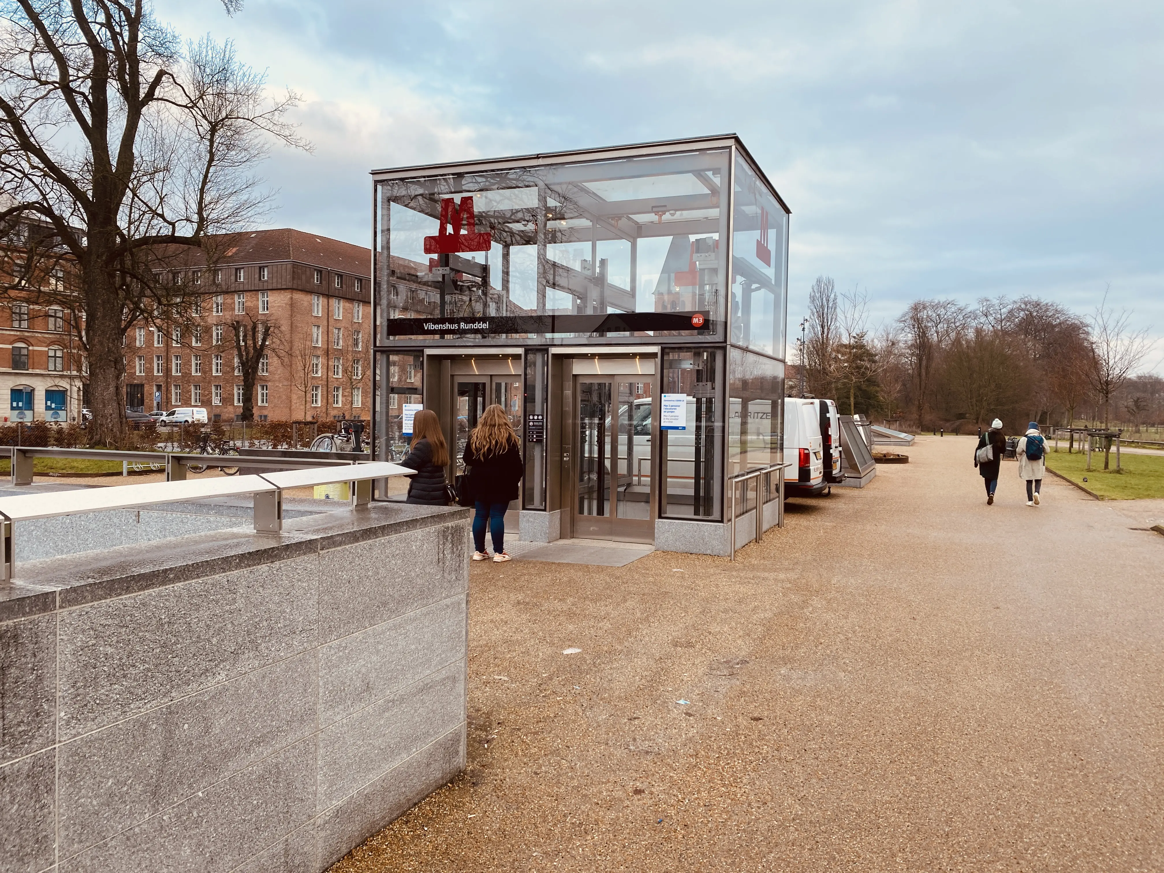 Billede af Vibenshus Runddel Metrostation.