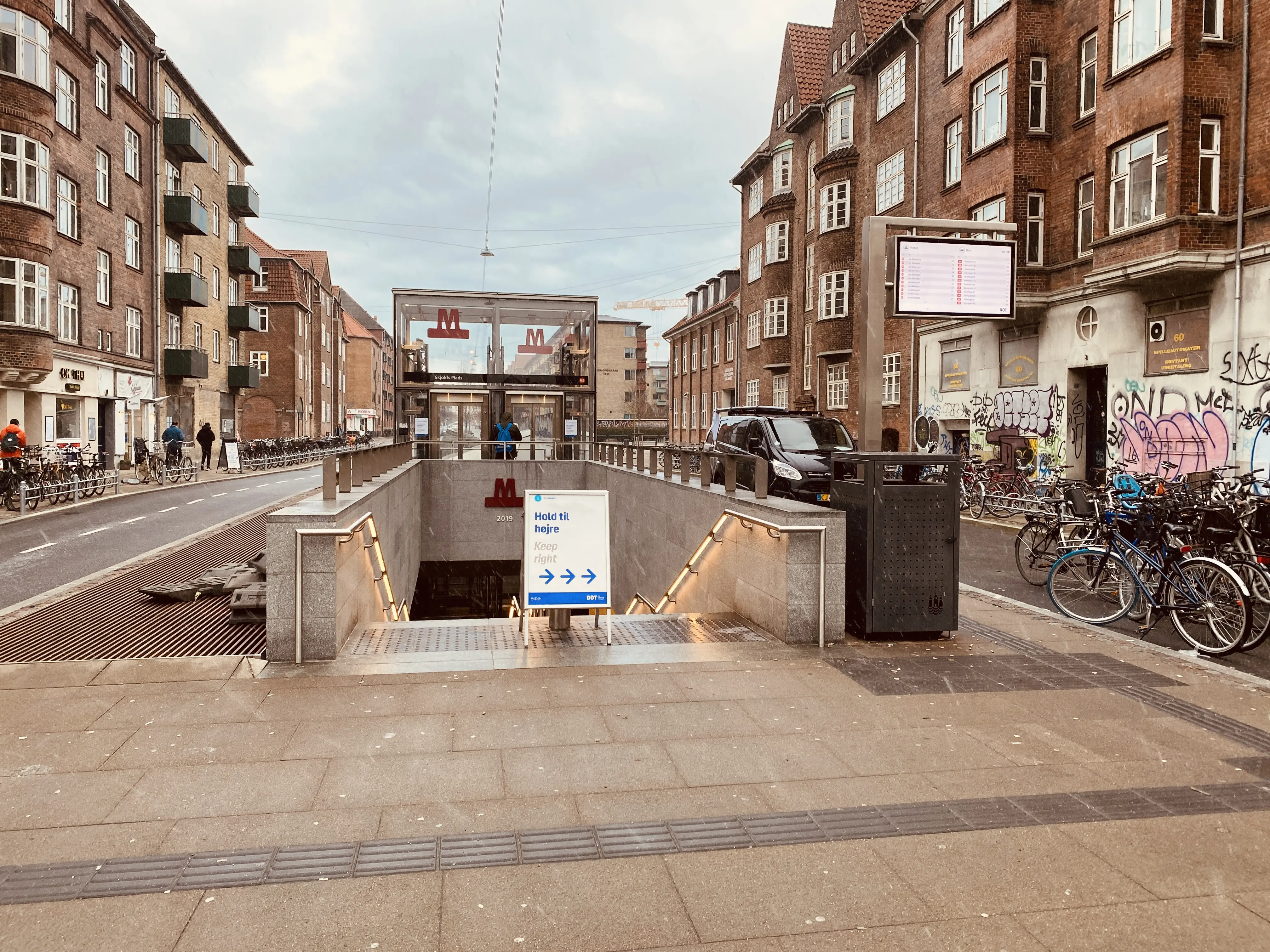 Billede af Skjolds Plads Metrostation.