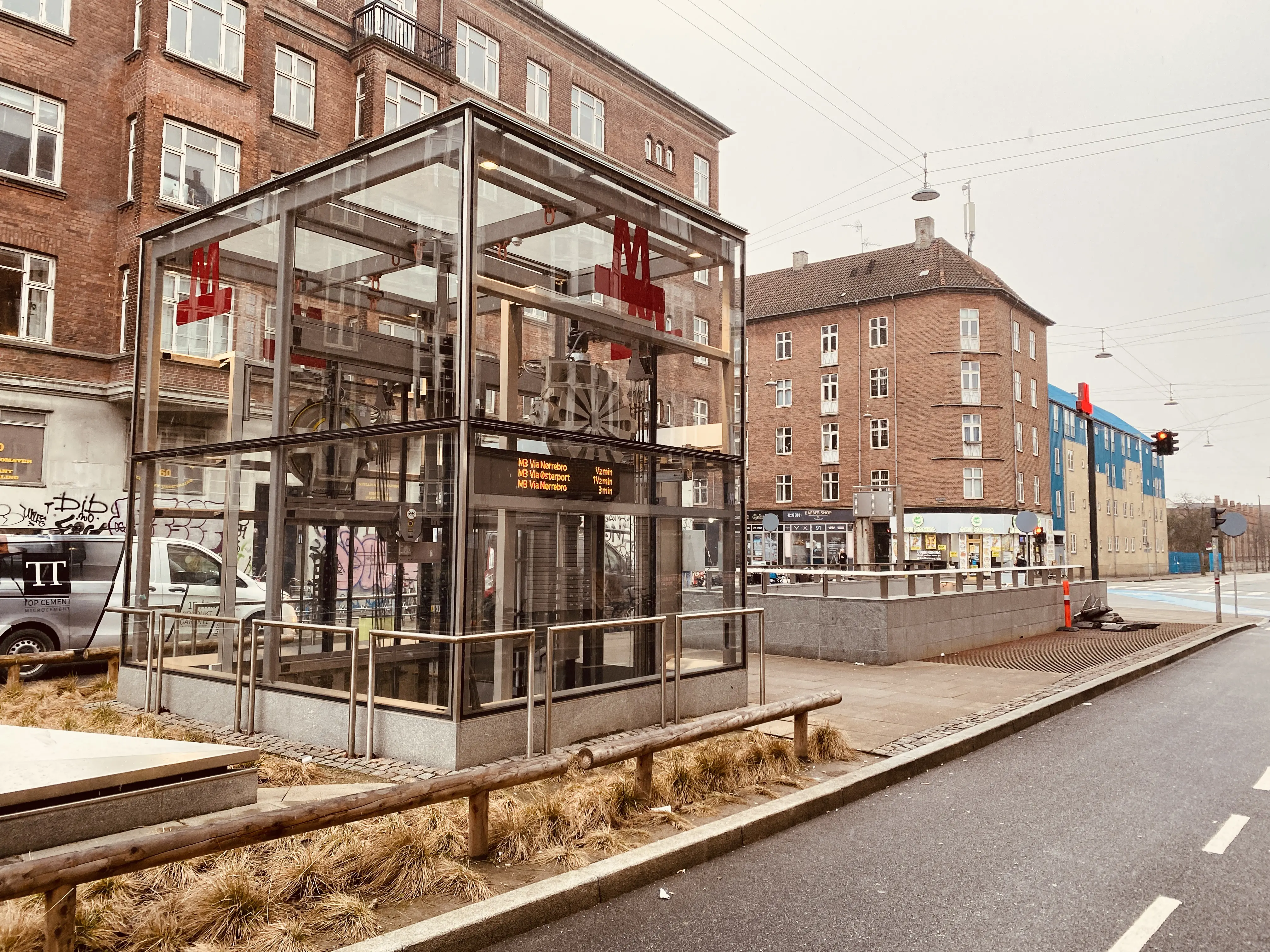 Billede af Skjolds Plads Metrostation.