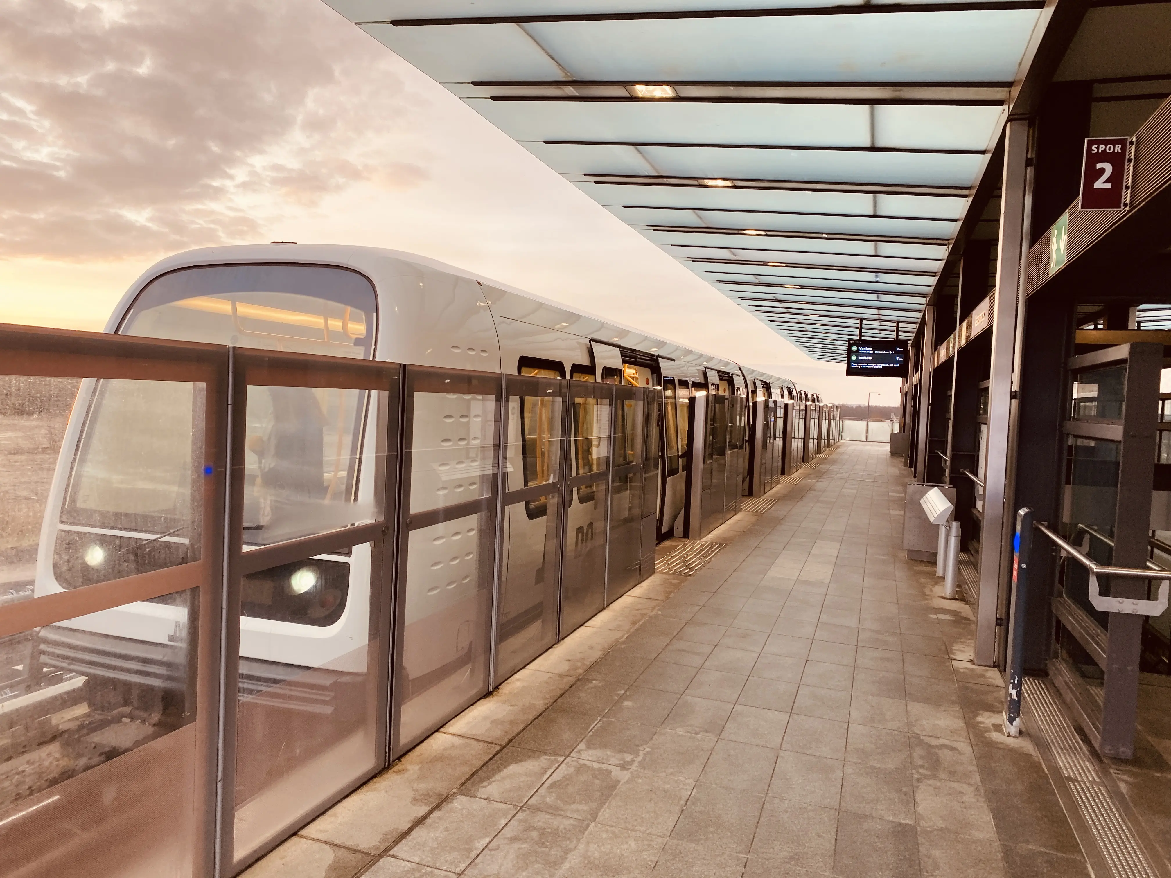 Billede af Vestamager Metrostation. Billede af Vestamager Metrostation.
