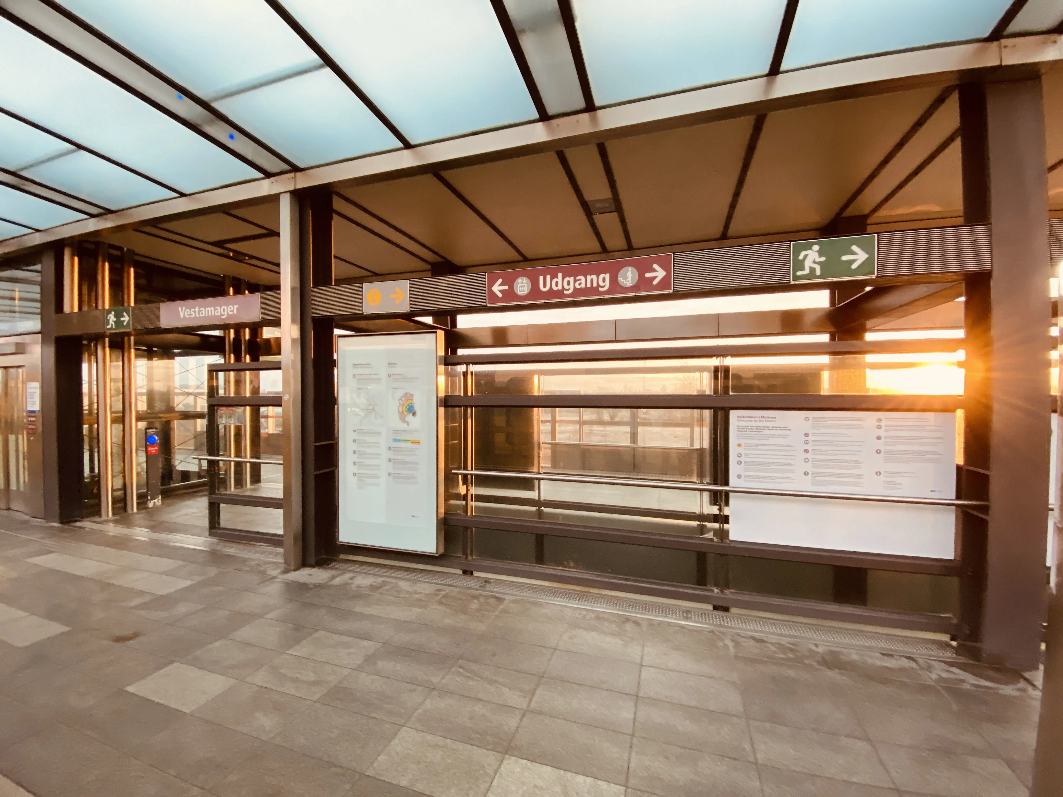 Billede af Vestamager Metrostation. Billede af Vestamager Metrostation.