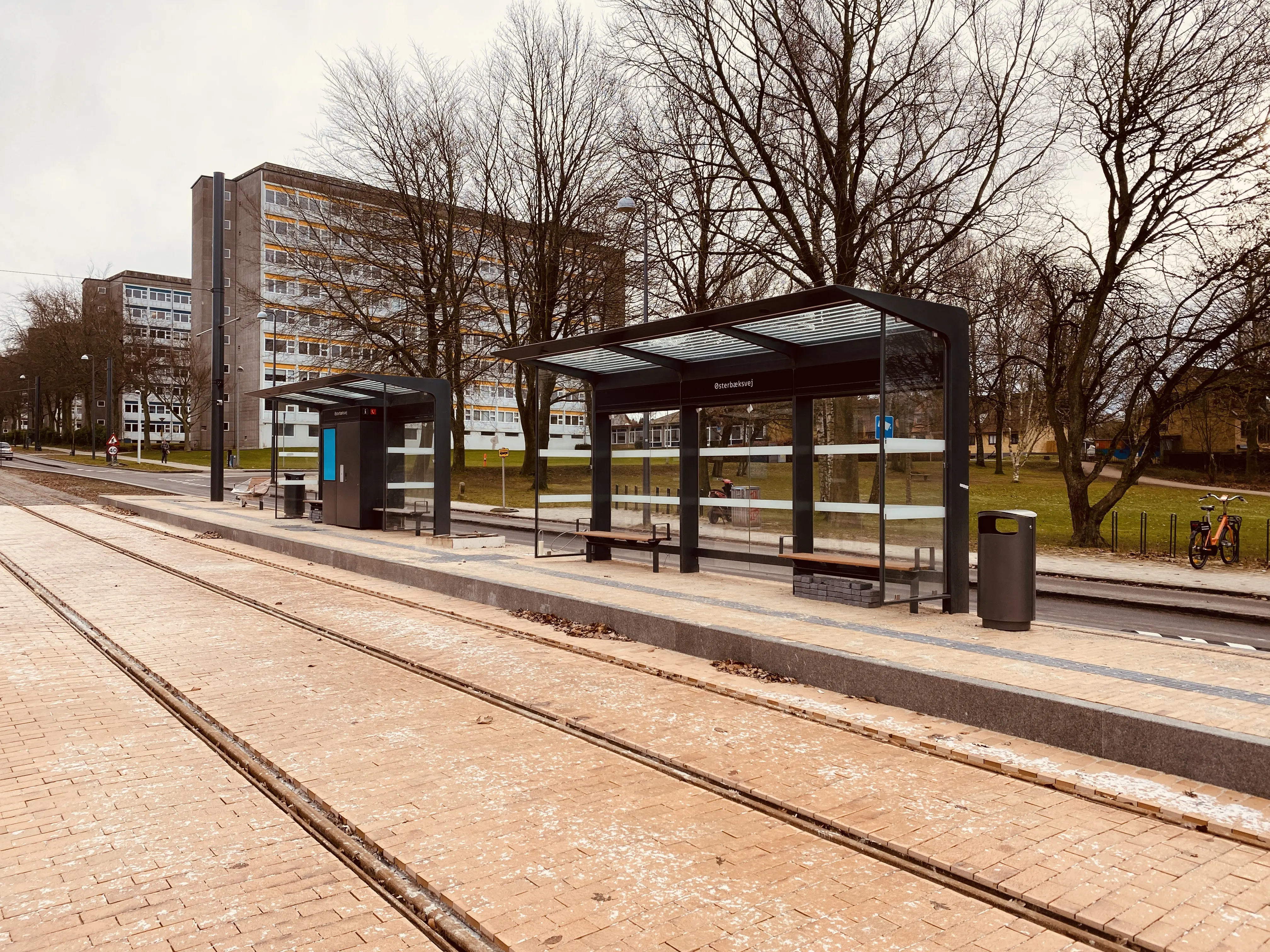 Billede af Østerbæksvej Letbanestation. Billede af Østerbæksvej Letbanestation.