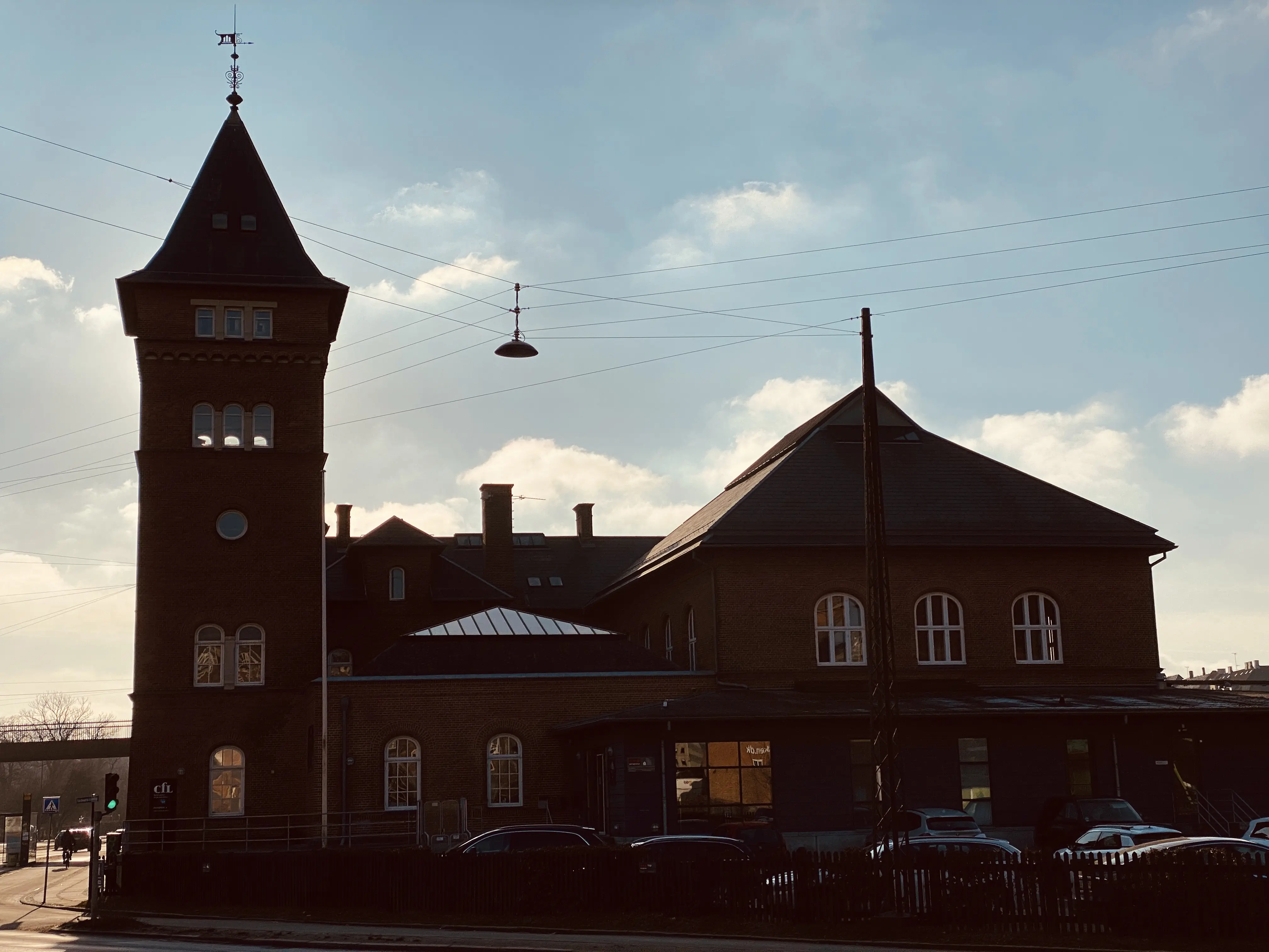 Billede af Østerport Stations remise. Billede af Østerport Stations remise.