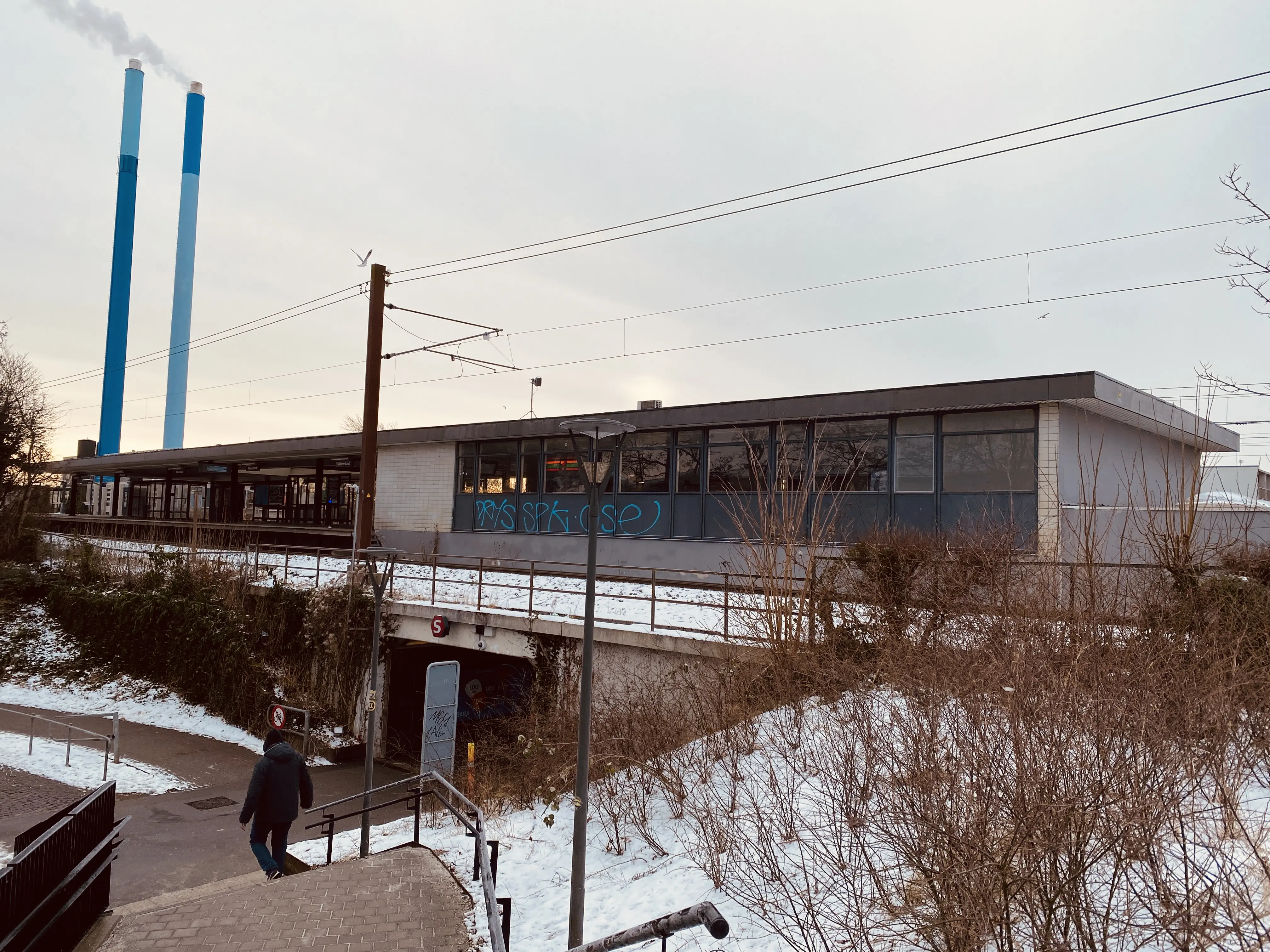 Billede af Albertslund S-togstrinbræt. Billede af Albertslund S-togstrinbræt.