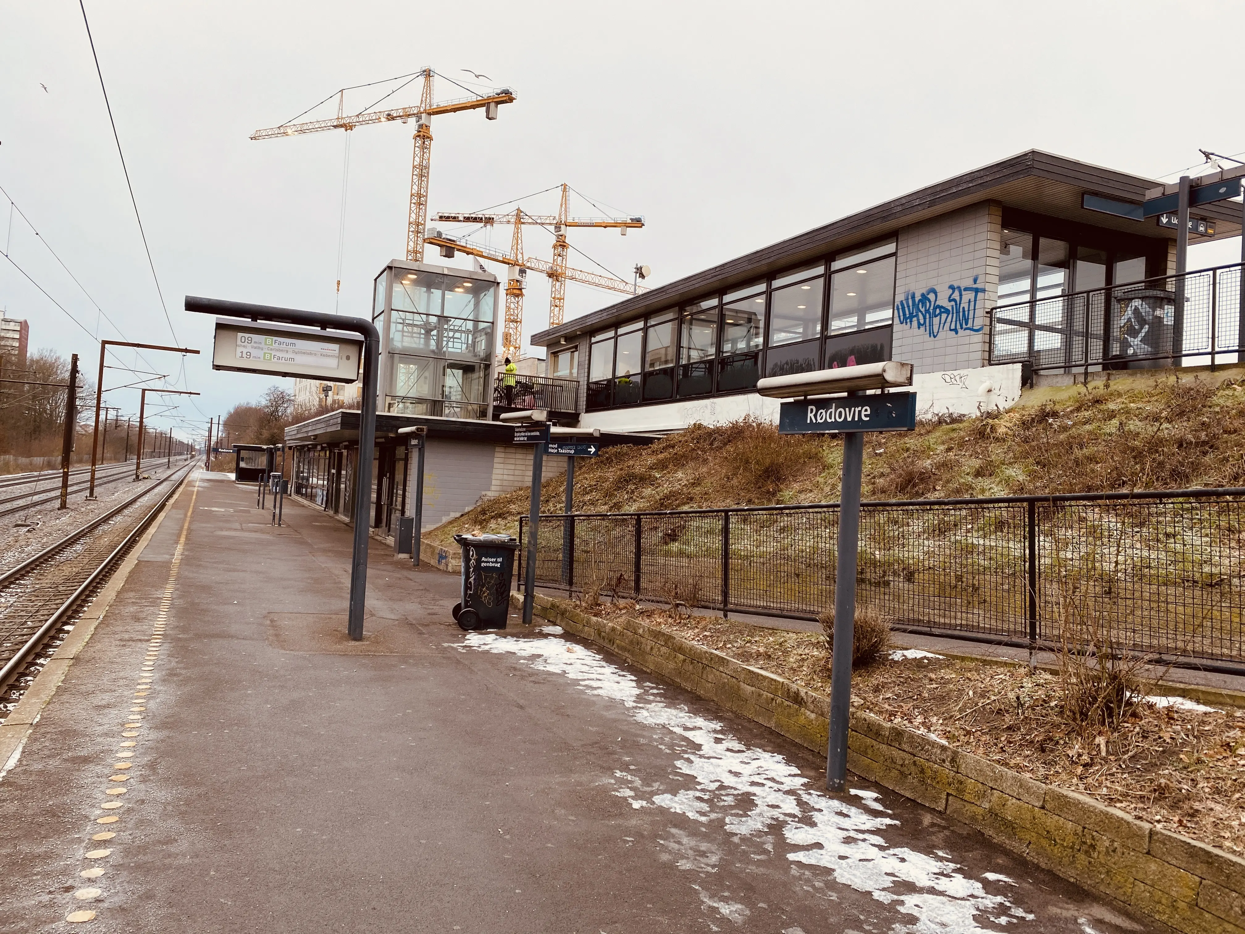 Billede af Rødovre S-togstrinbræt. Billede af Rødovre S-togstrinbræt.