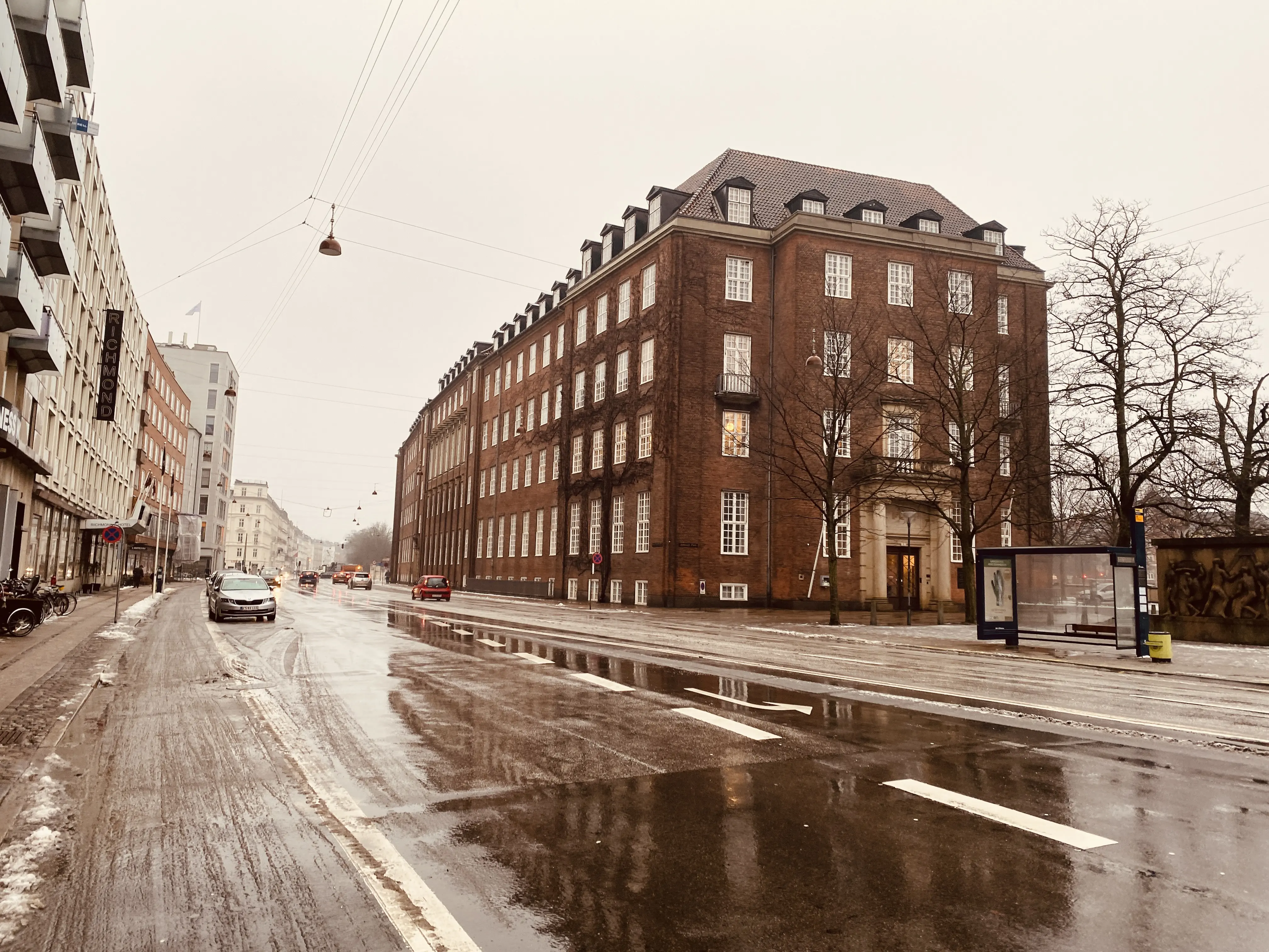 Billede af Nord Banegården - Banegården er nedrevet, men har ligget her. Billede af Nord Banegården - Banegården er nedrevet, men har ligget her.