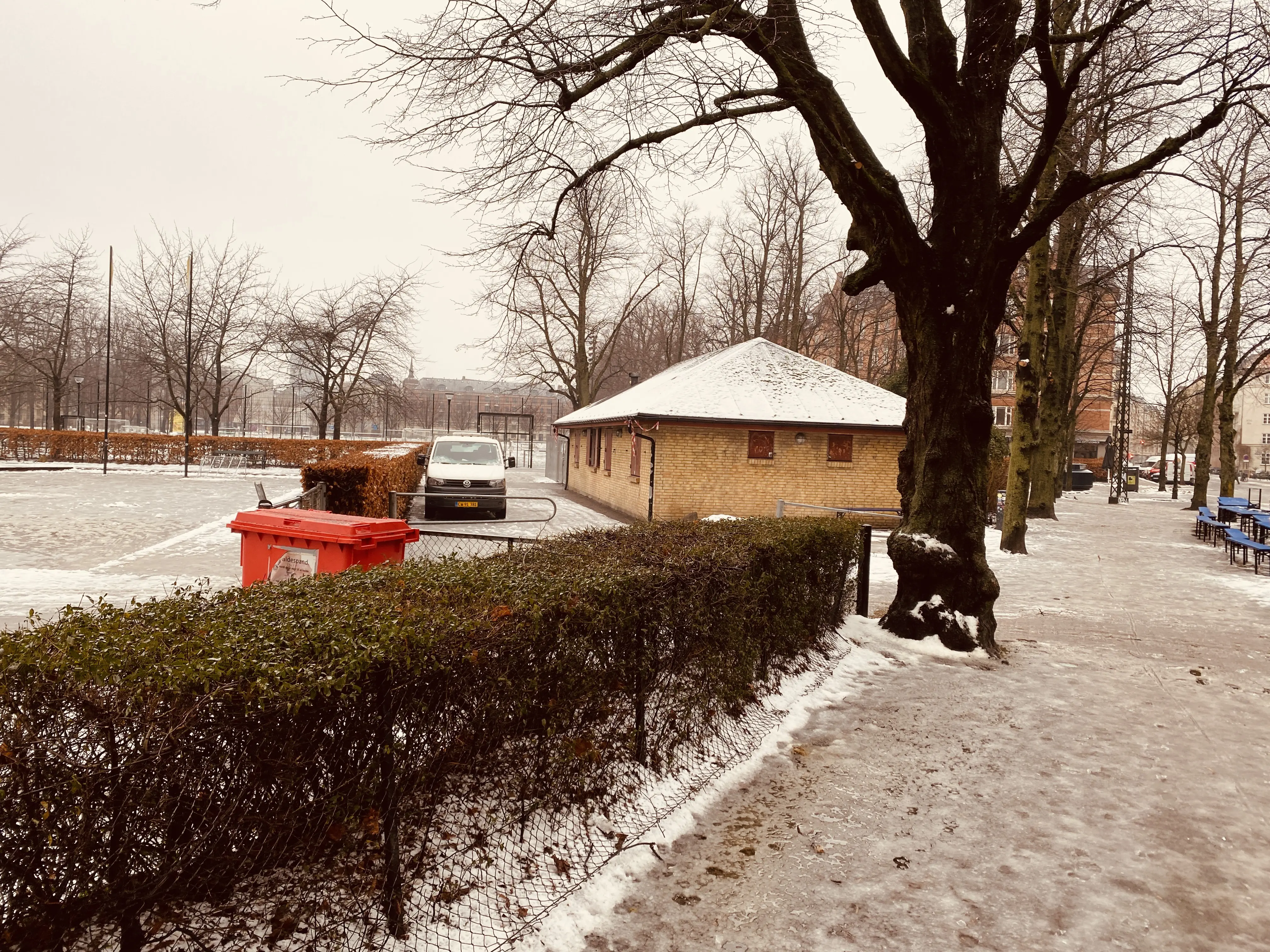 Billede af Nørrebro A Station - Stationen er nedrevet, men den har ligget her.