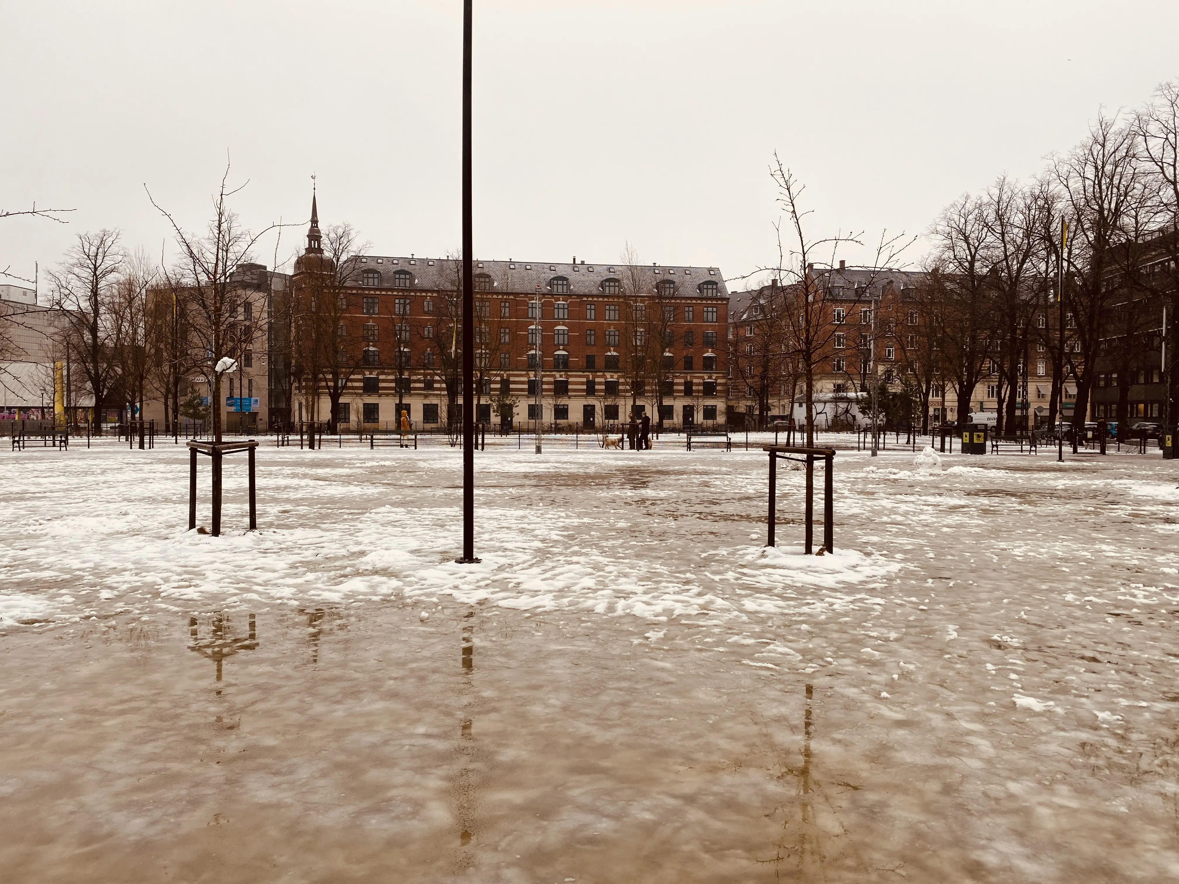 Billede af Nørrebro B Station - Stationen er nedrevet, men den har ligget her.