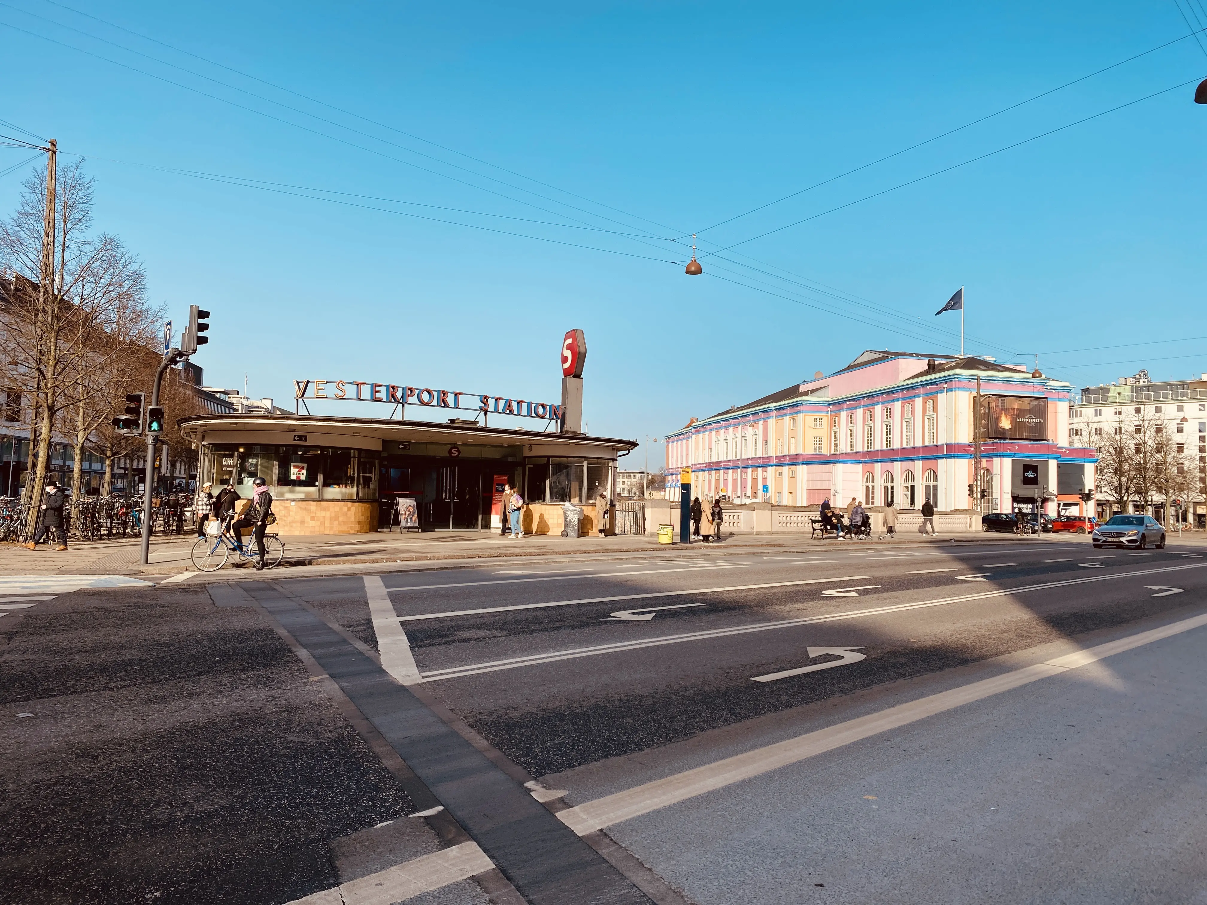 Billede af Vesterport Station.