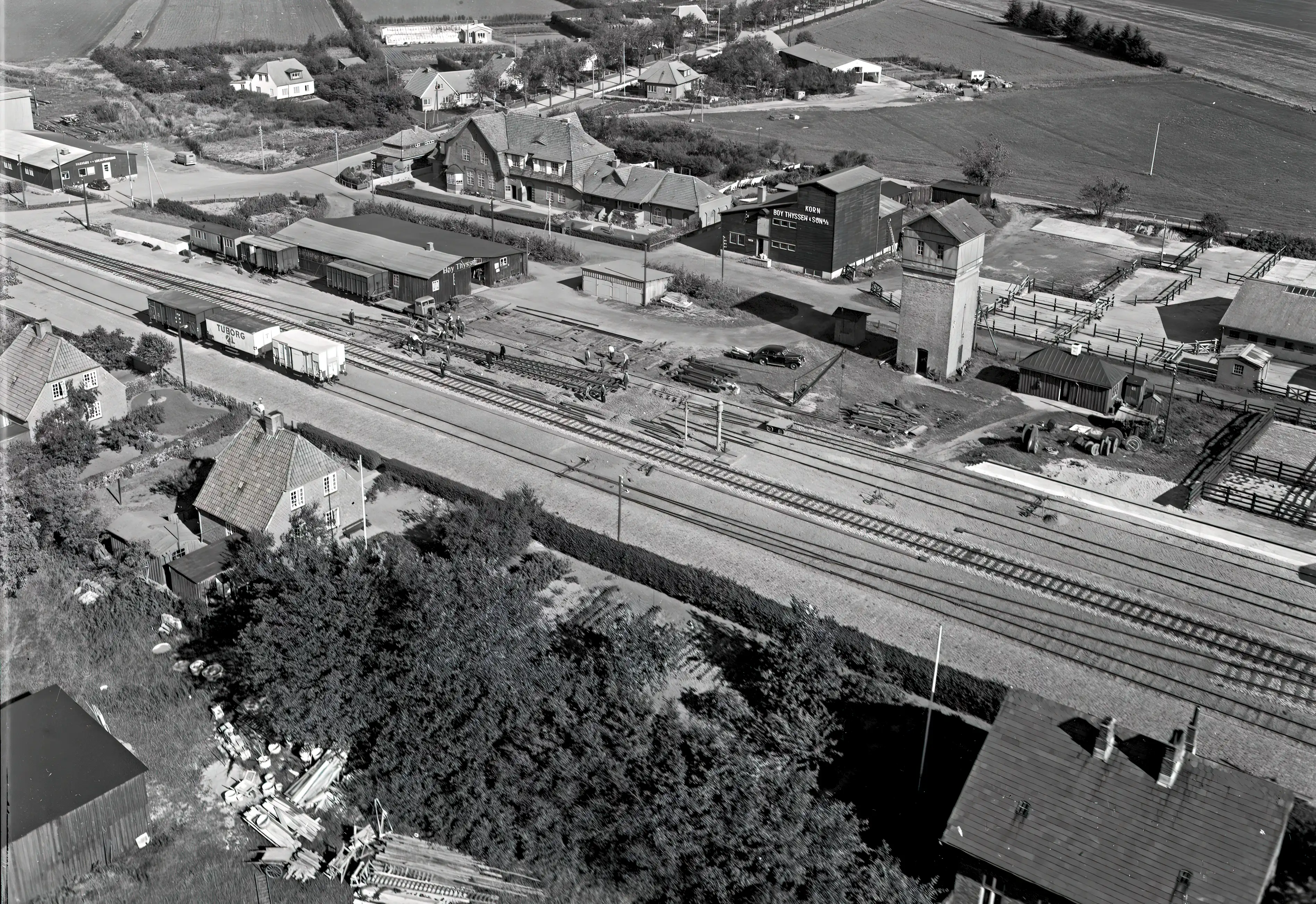 Billede af Skærbæk Amtsbanegård.