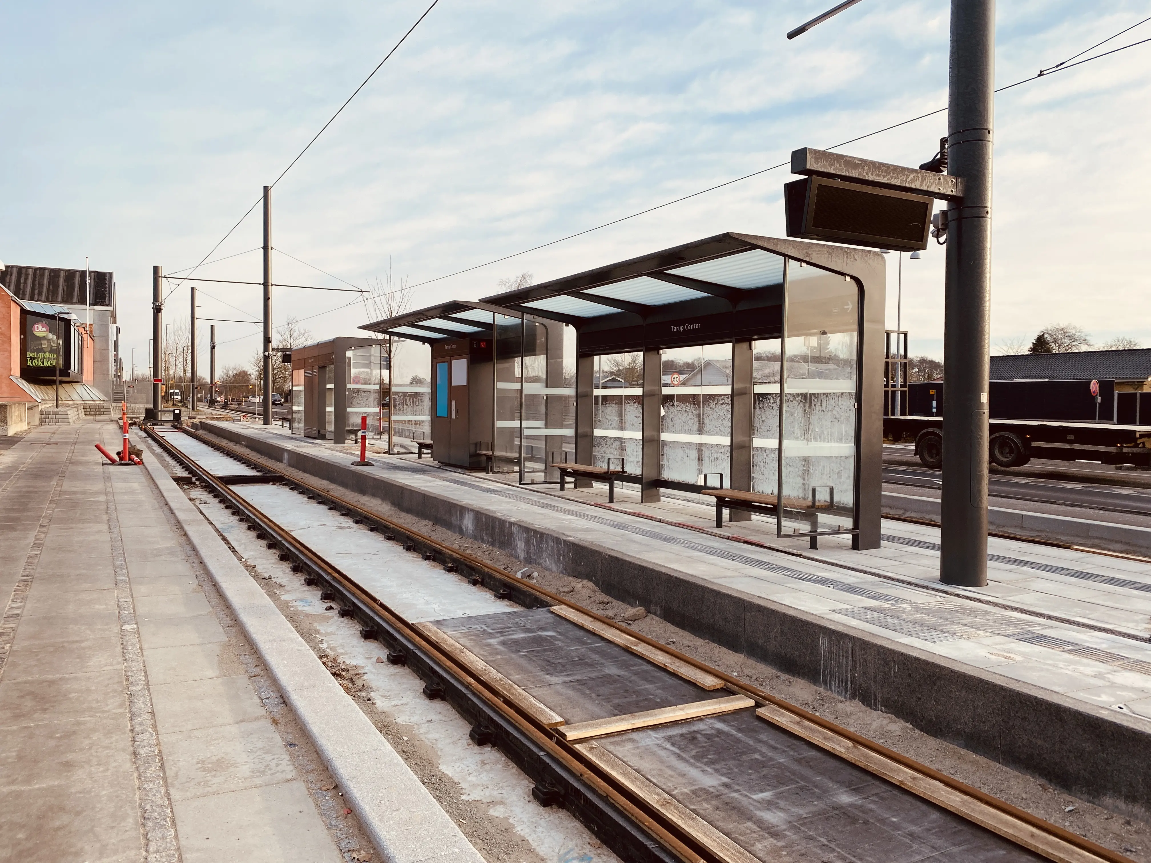 Billede af Tarup Center Letbanestation. Billede af Tarup Center Letbanestation.