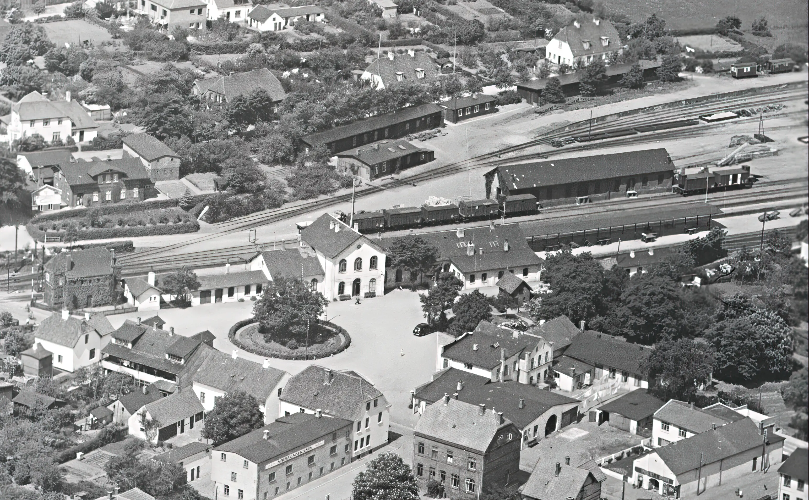 Billede af Vojens Station.