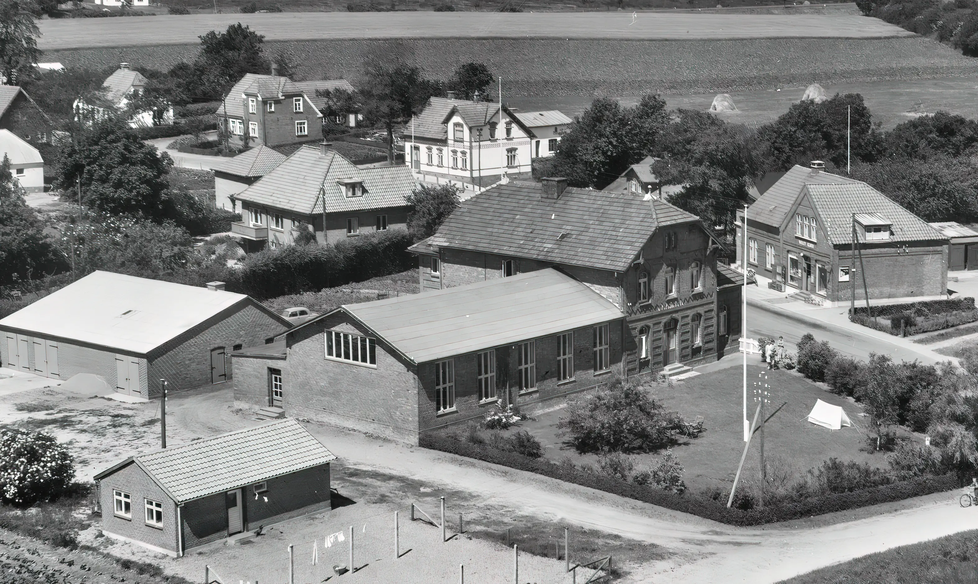 Billede af Øster Lindet Station.