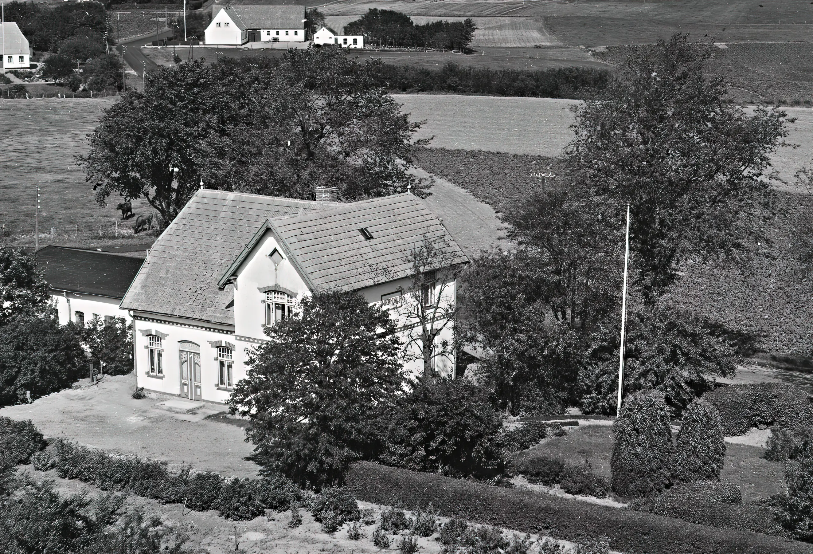 Billede af Hjerndrup Station. Billede af Hjerndrup Station.