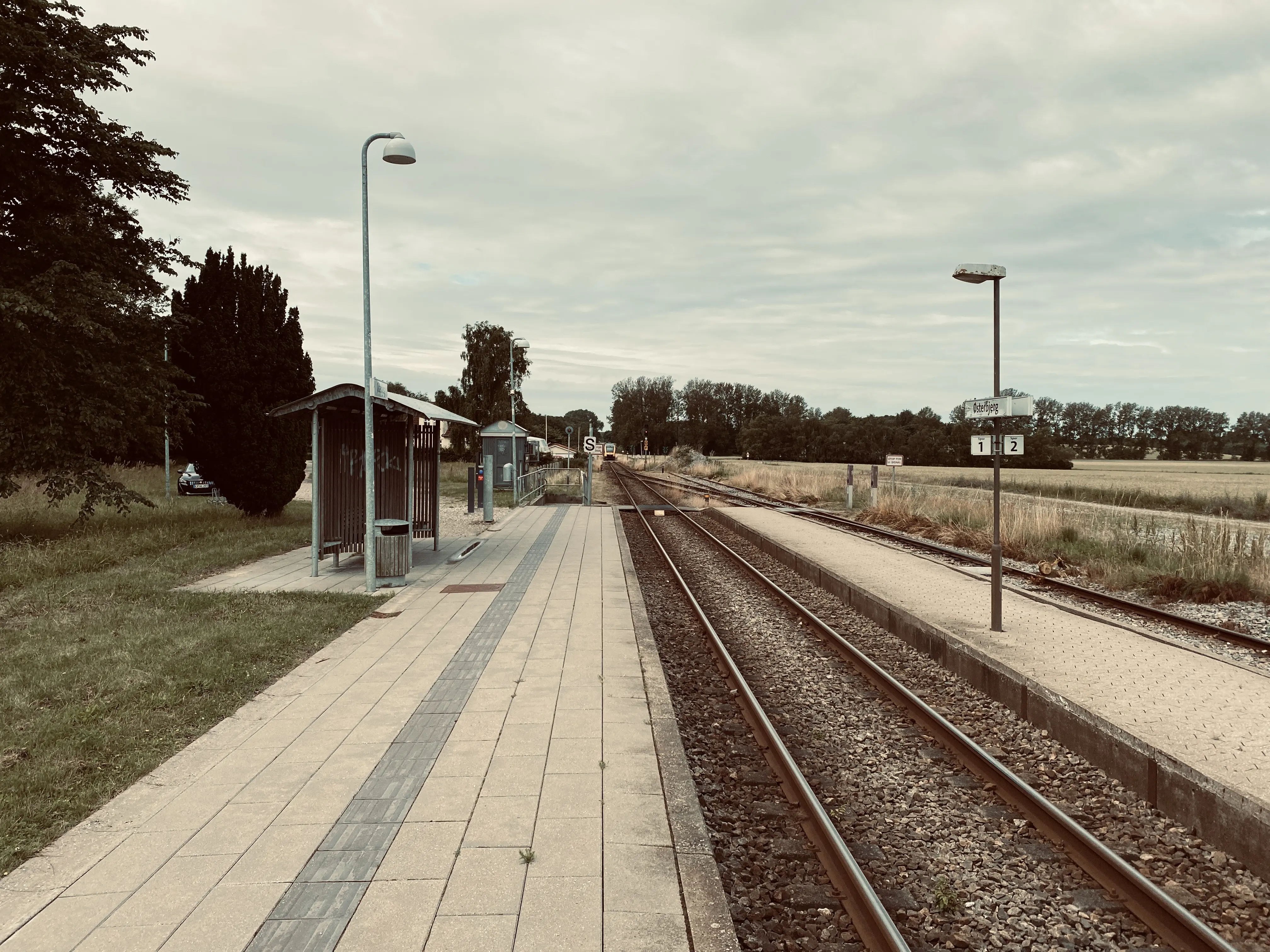 Billede af Østerbjerg Trinbræt. Billede af Østerbjerg Trinbræt.