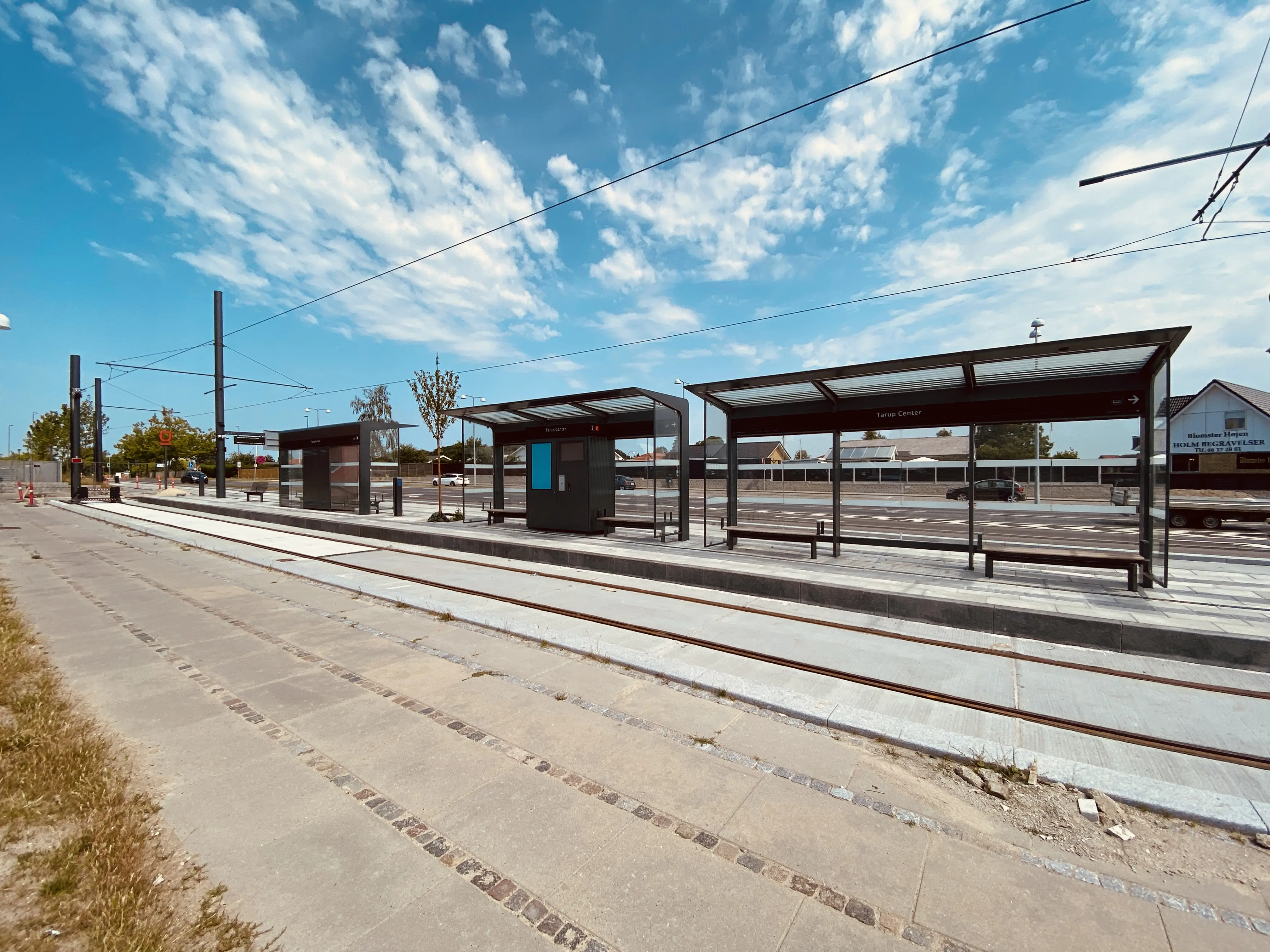 Billede af Tarup Center Letbanestation. Billede af Tarup Center Letbanestation.
