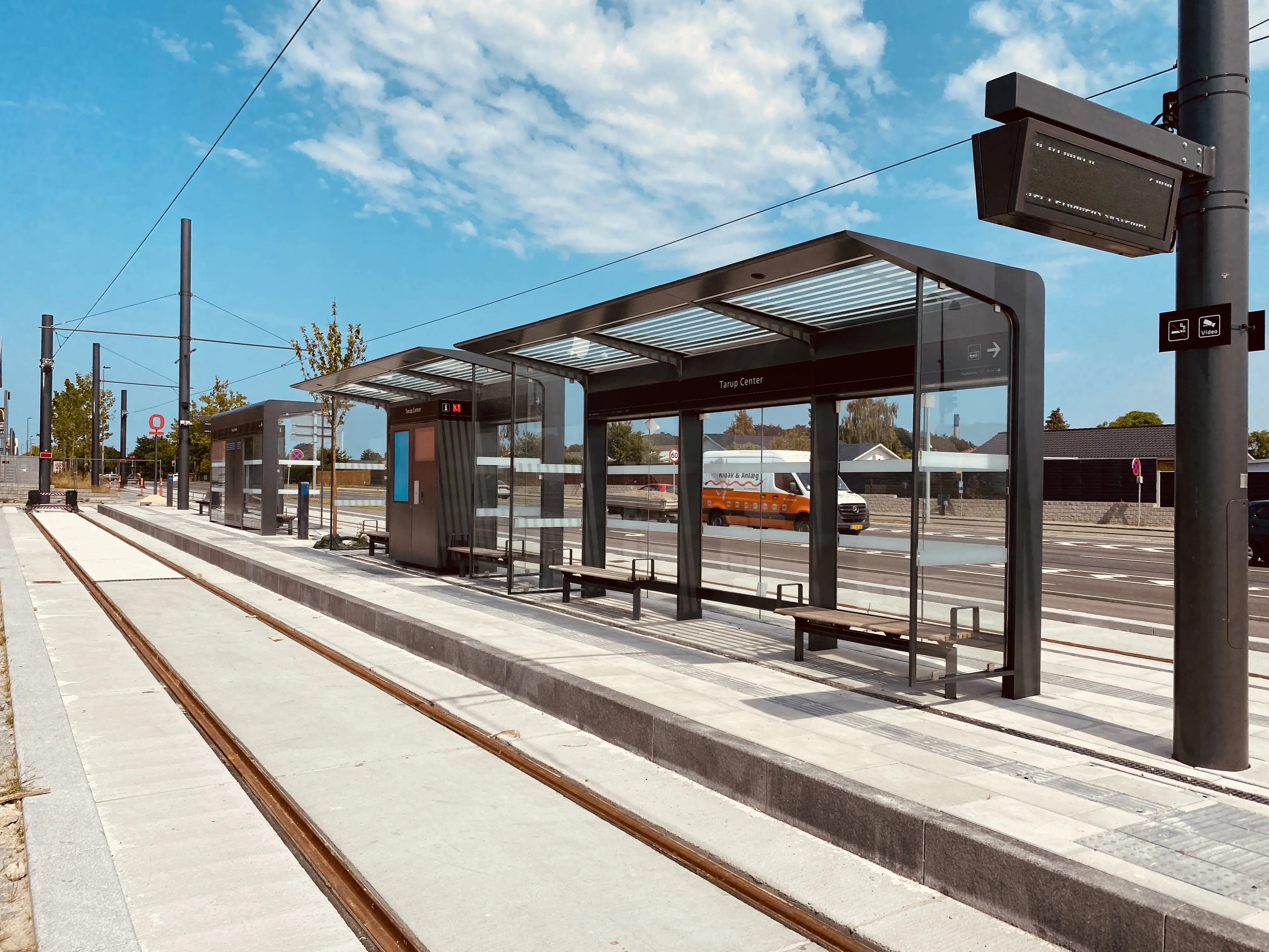Billede af Tarup Center Letbanestation. Billede af Tarup Center Letbanestation.