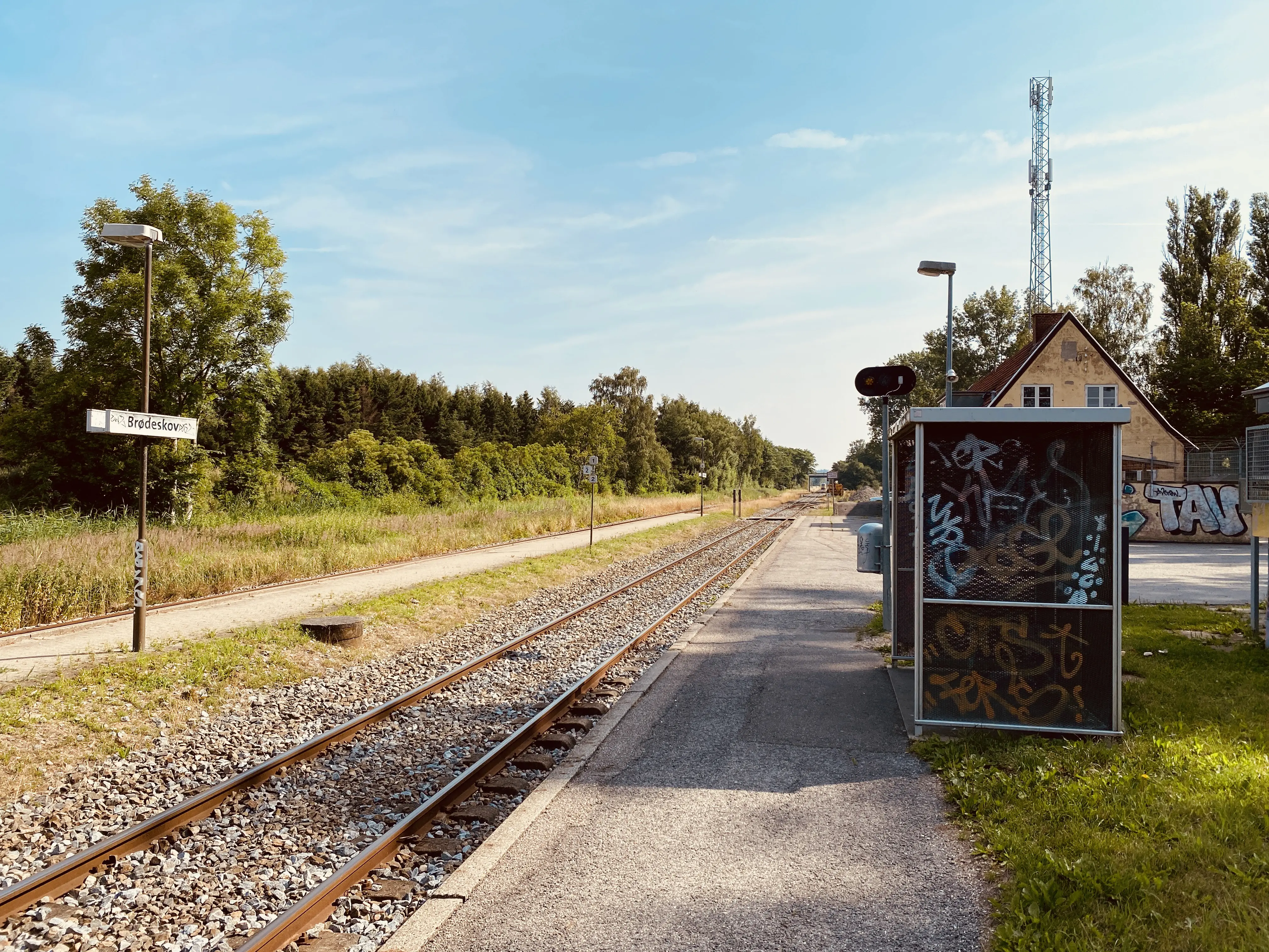 Billede af Brødeskov Station.