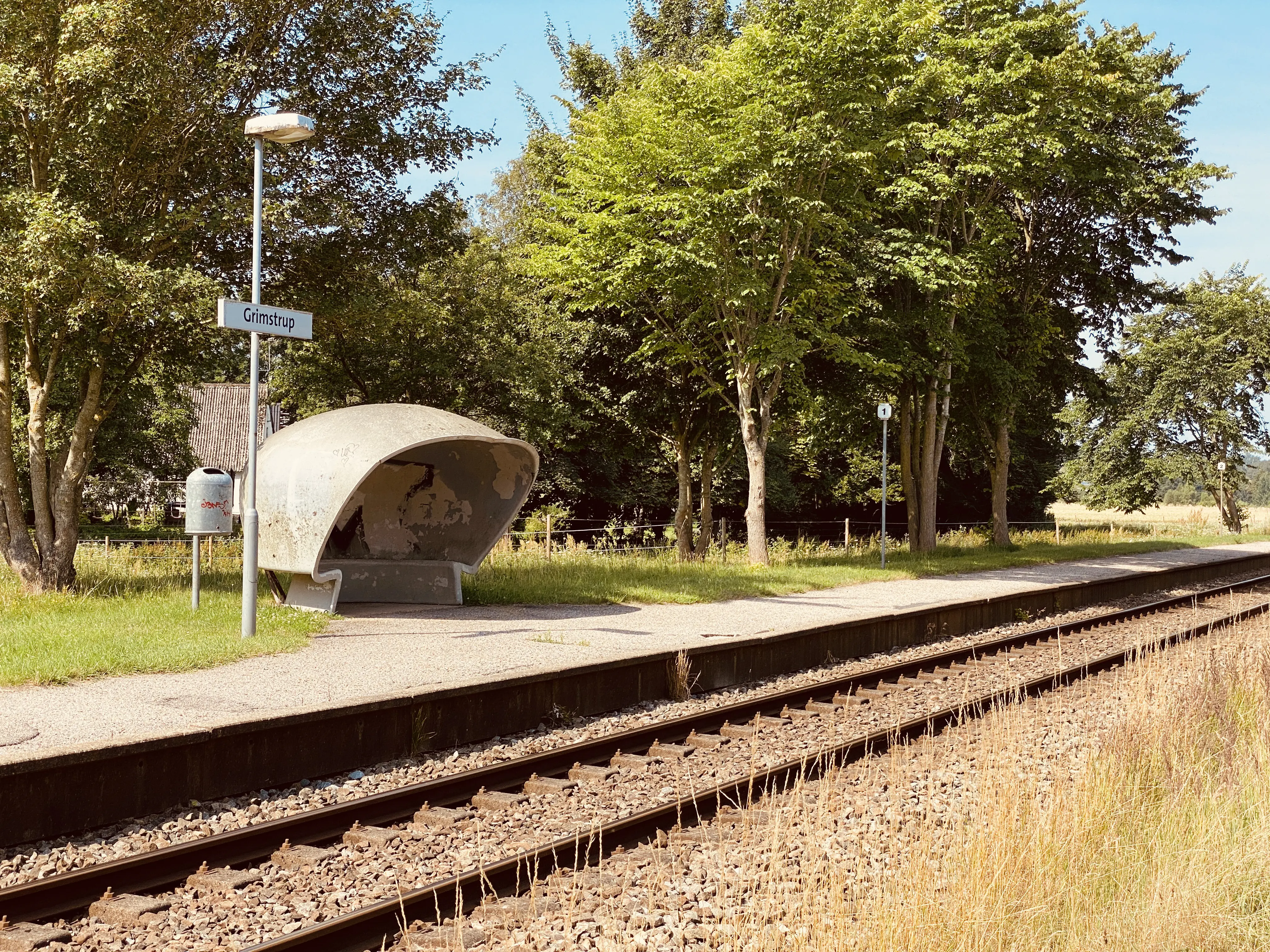 Billede af Grimstrup Trinbræt. Billede af Grimstrup Trinbræt.