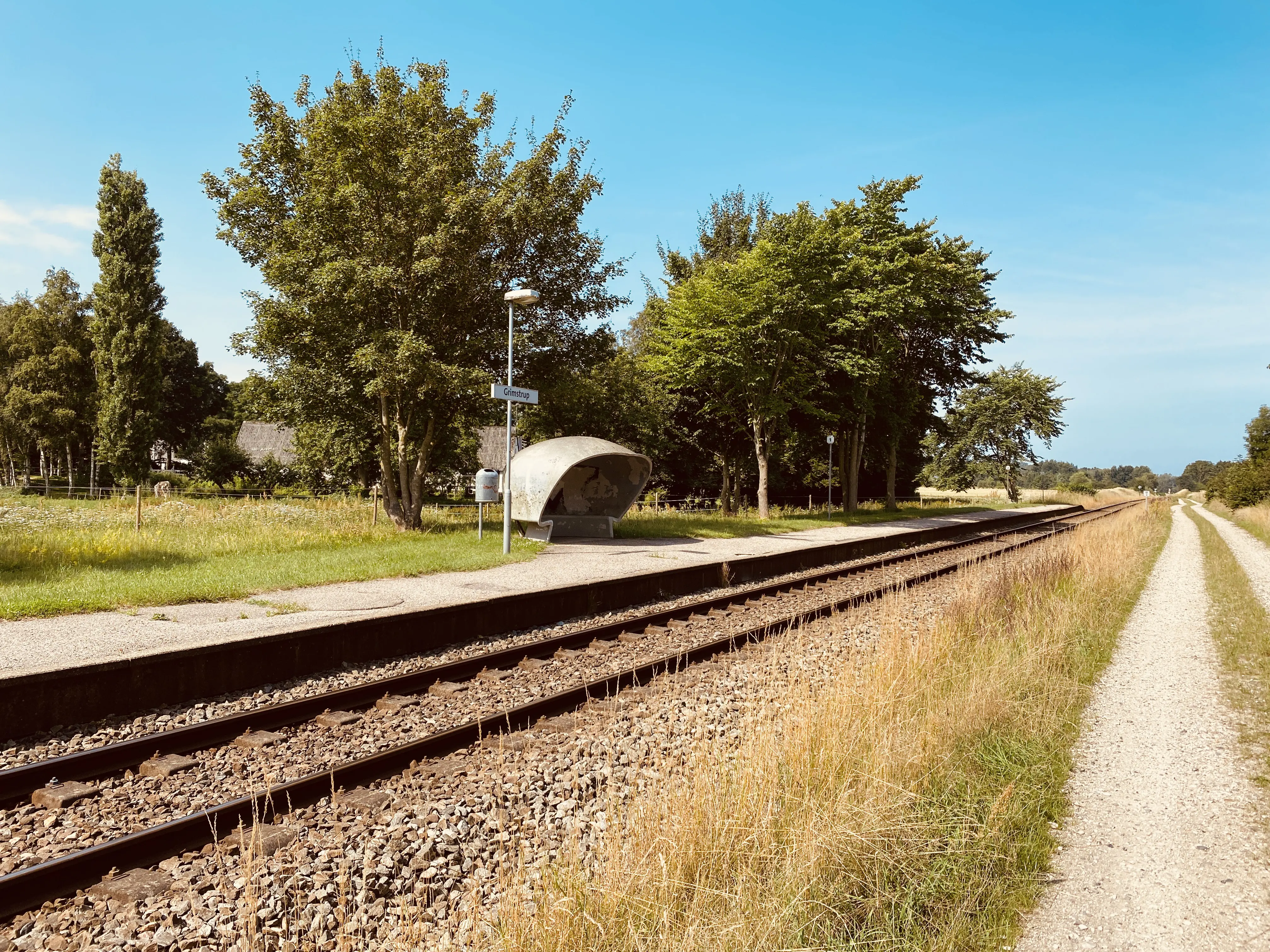 Billede af Grimstrup Trinbræt. Billede af Grimstrup Trinbræt.