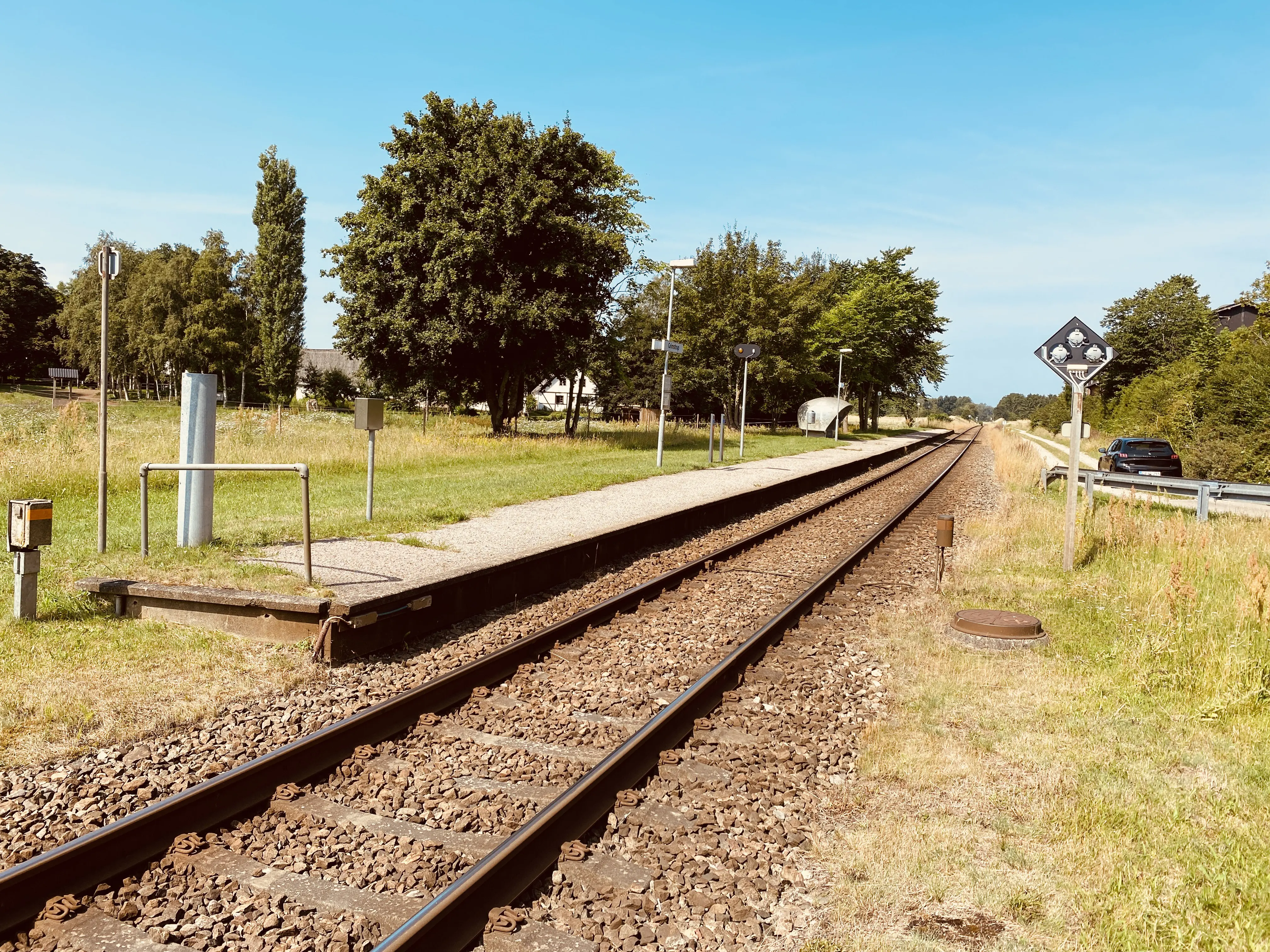Billede af Grimstrup Trinbræt. Billede af Grimstrup Trinbræt.