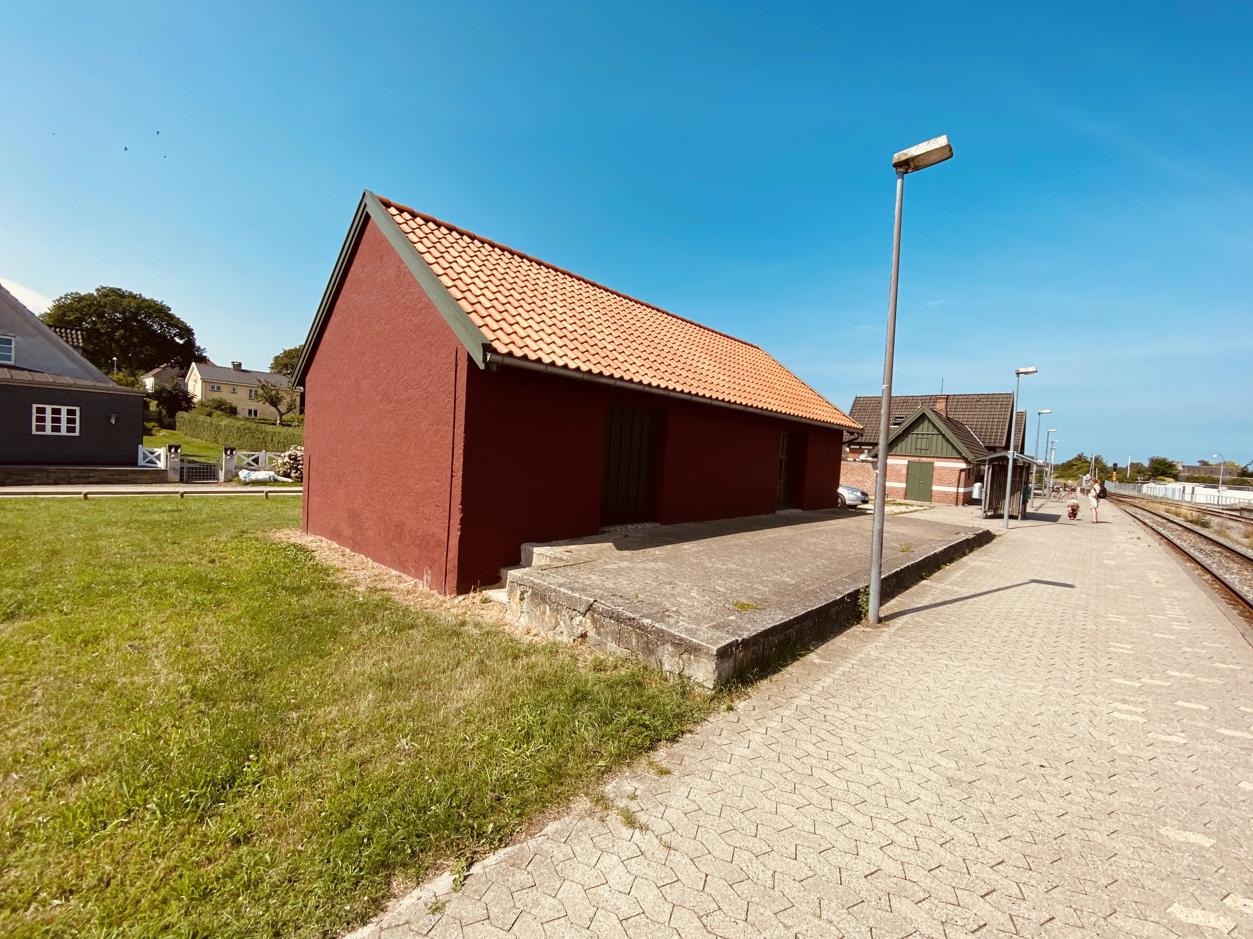 Billede af Ølsted Stations varehus. Billede af Ølsted Stations varehus.