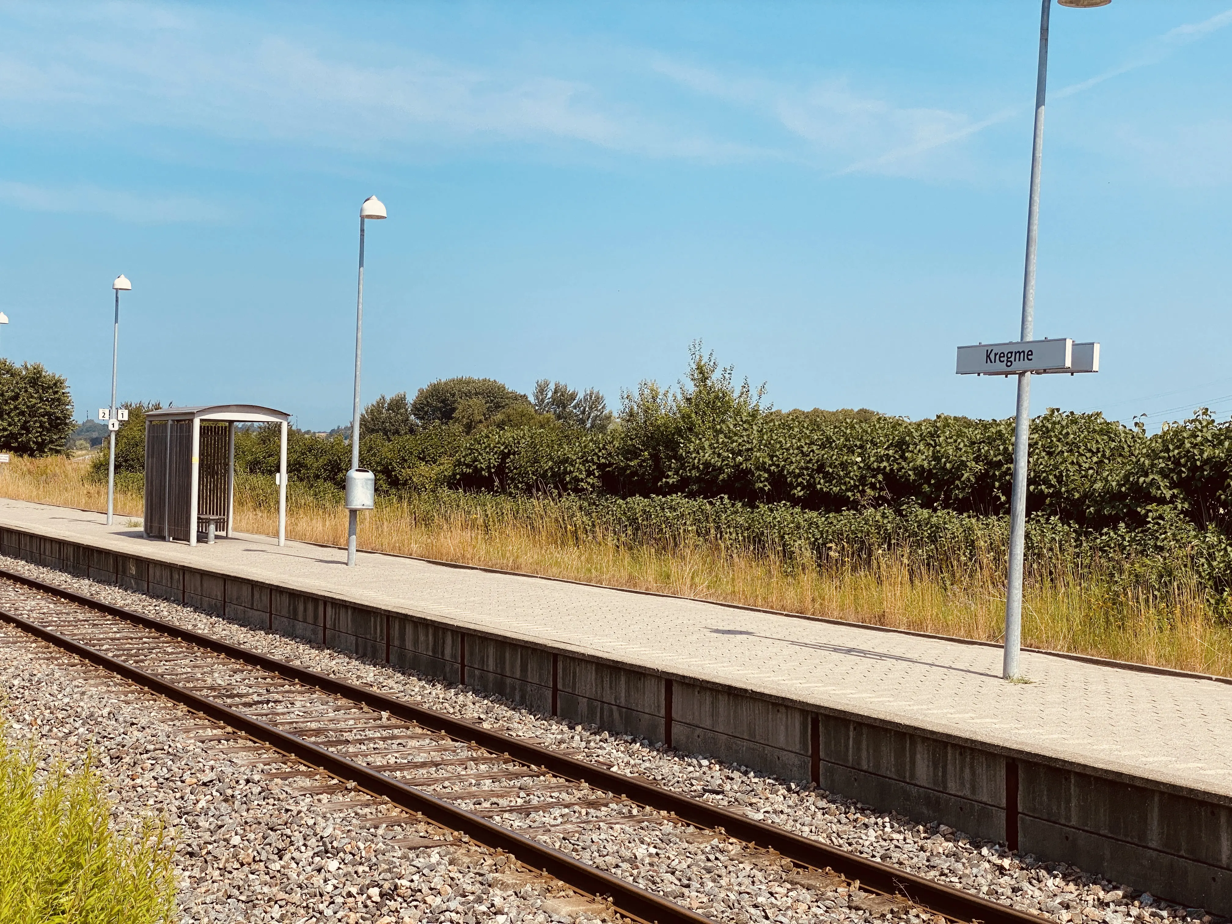 Billede af Kregme Station. Billede af Kregme Station.