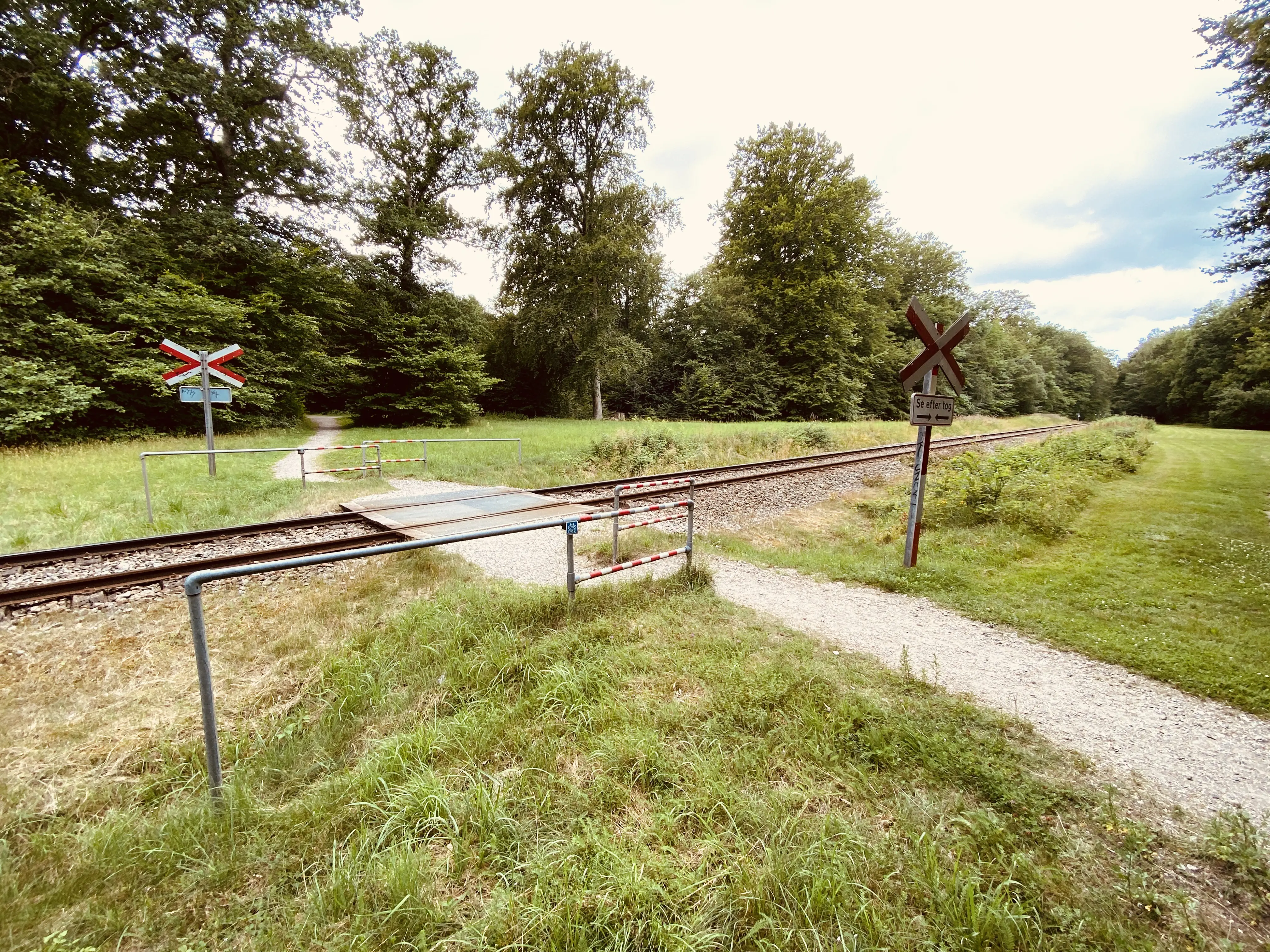 Billede af Høbjerg Trinbræt - Trinbræt er nedrevet, men Høbjerg Trinbræt har ligget her.