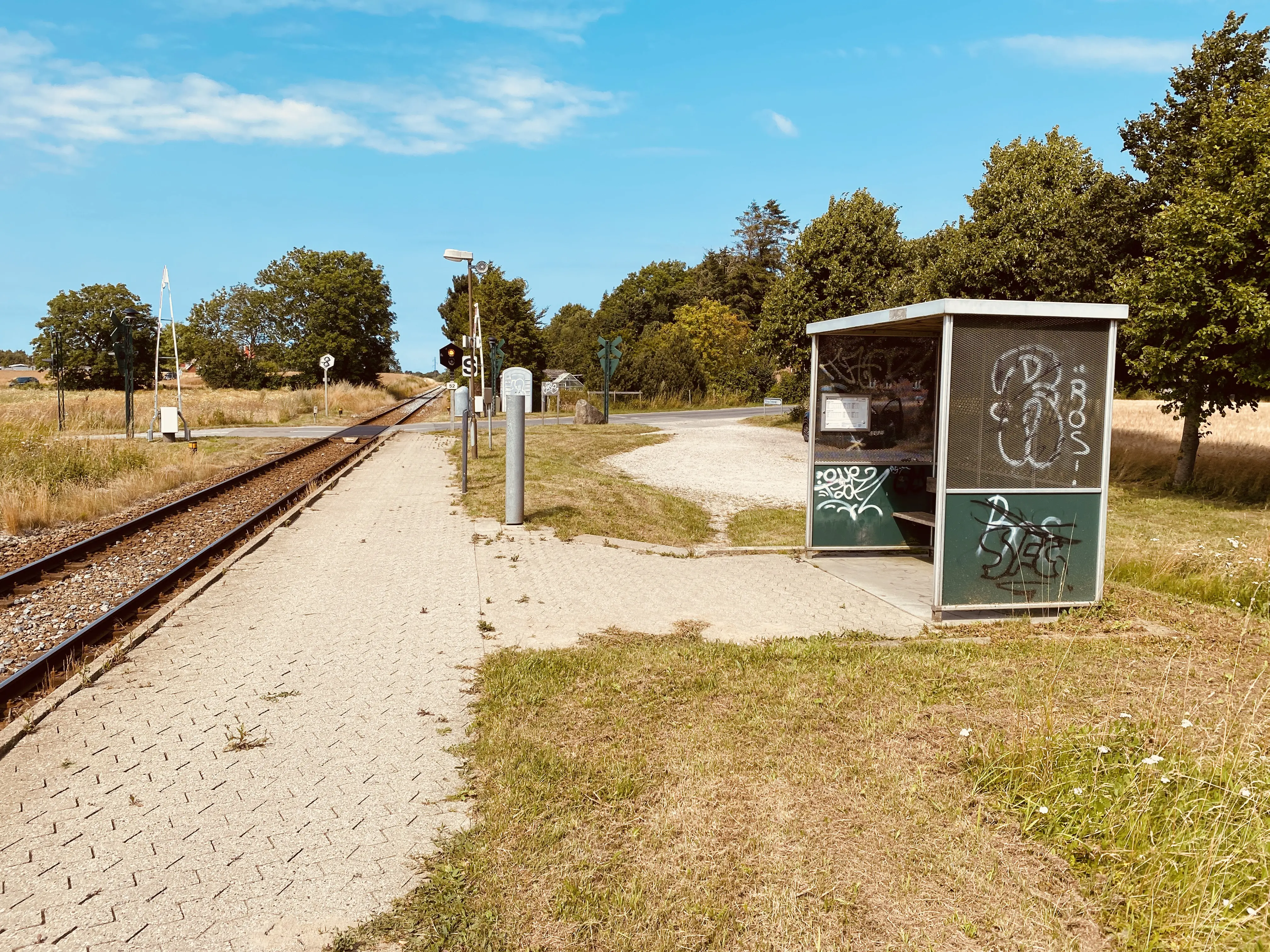 Billede af Pårup Trinbræt. Billede af Pårup Trinbræt.