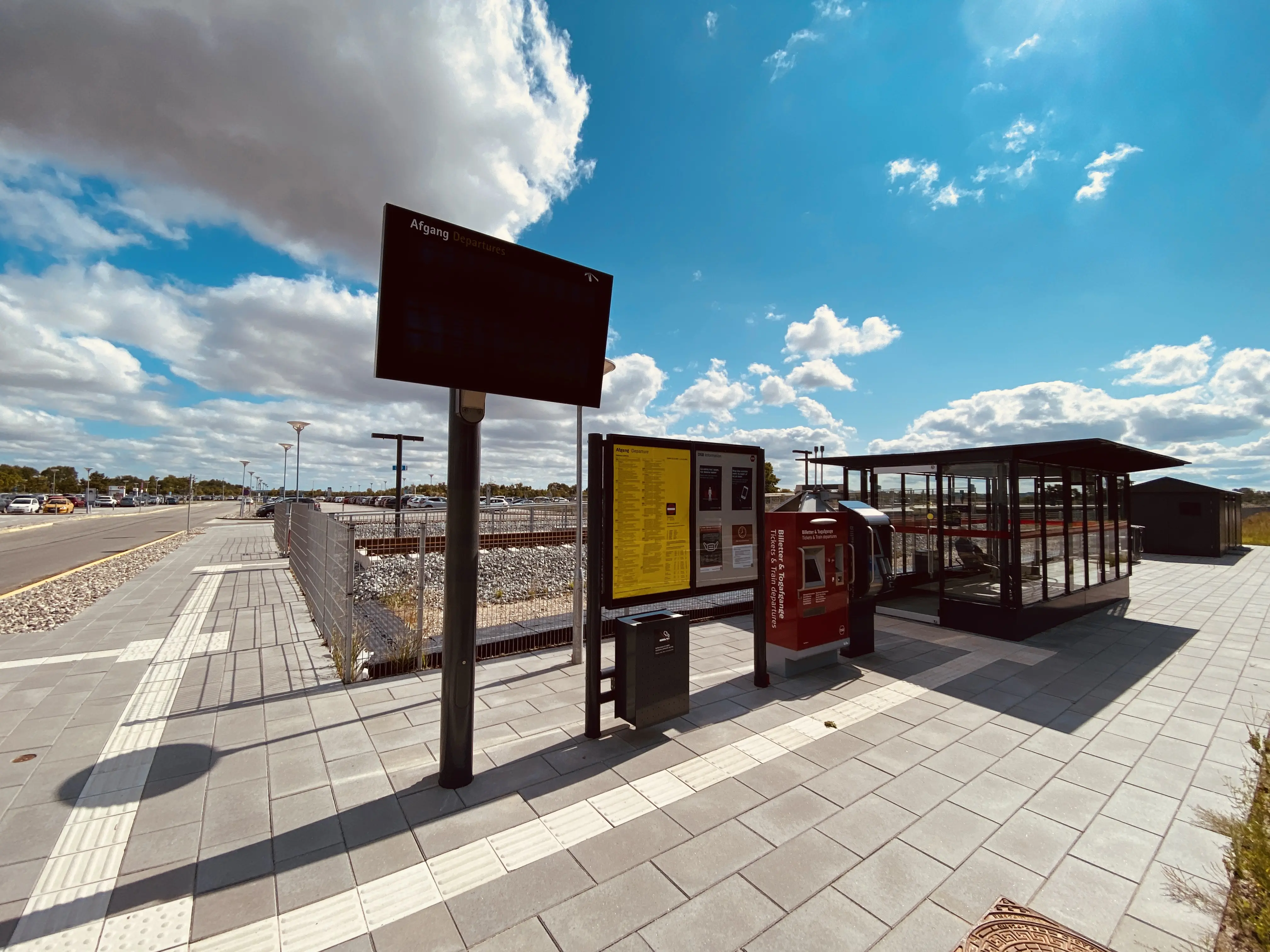 Billede af Aalborg Lufthavn Trinbræt. Billede af Aalborg Lufthavn Trinbræt.