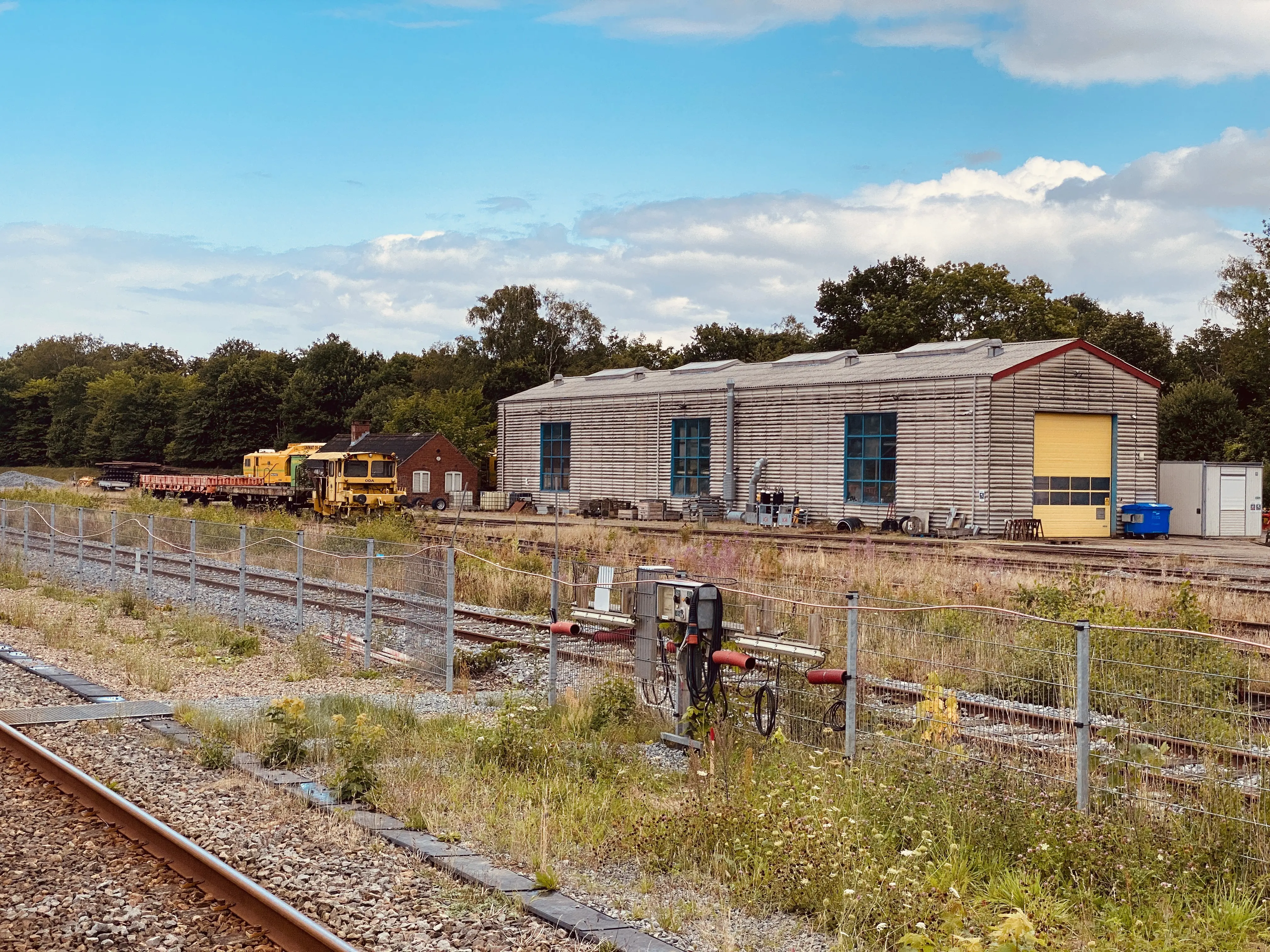 Billede af Langå Stations remise. Billede af Langå Stations remise.