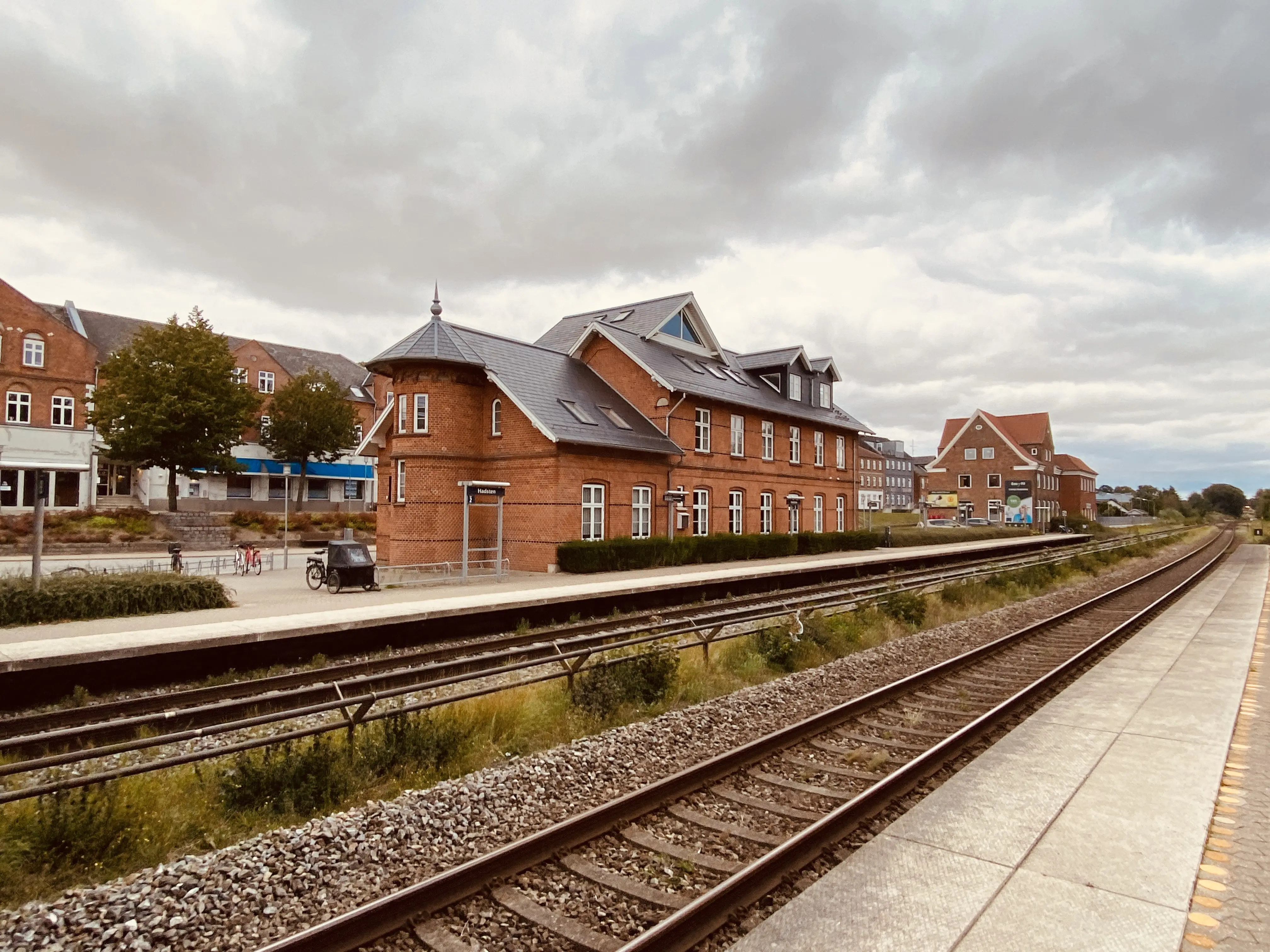 Billede af Hadsten Station.