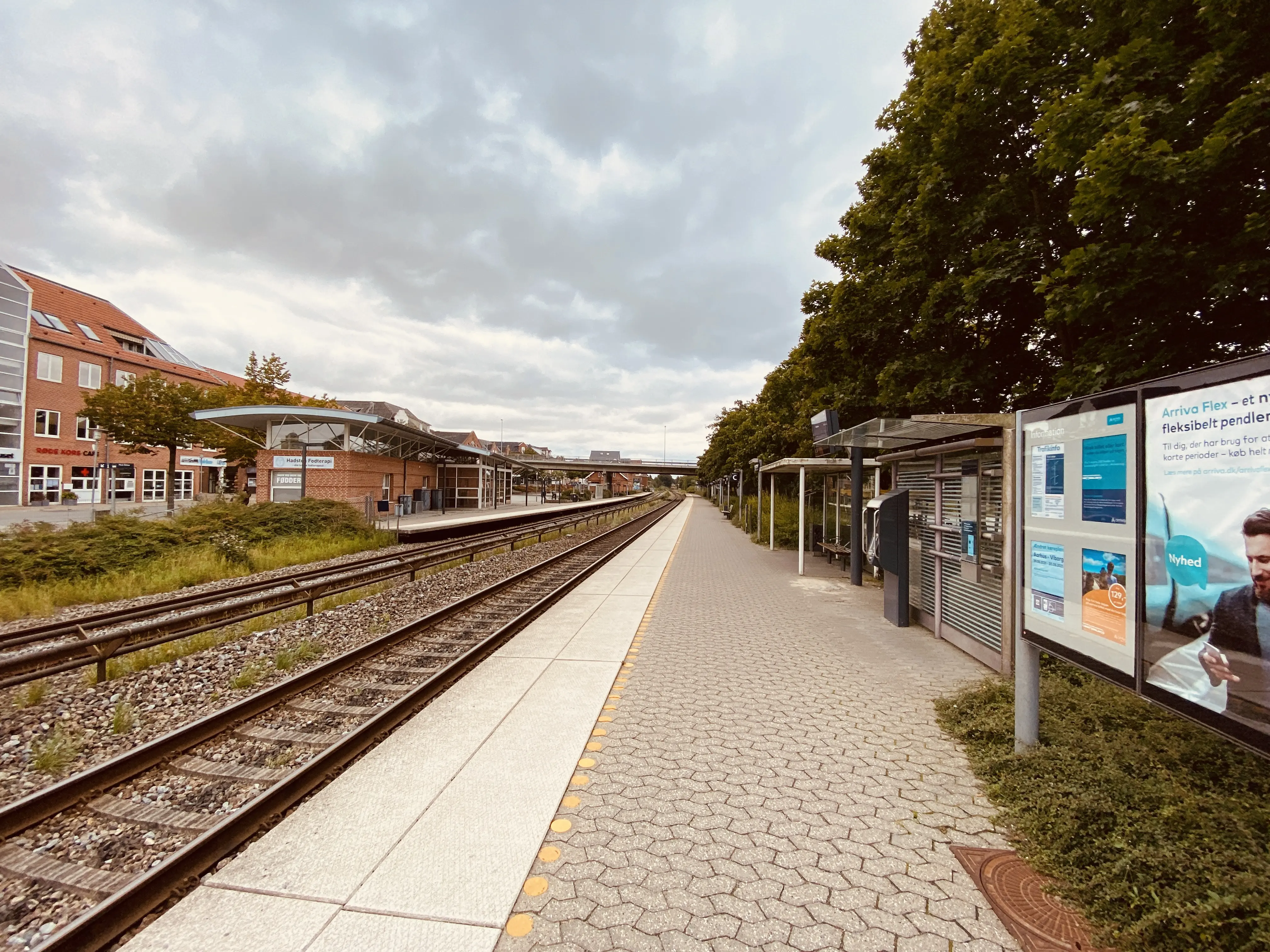 Billede af Hadsten Station. Billede af Hadsten Station.