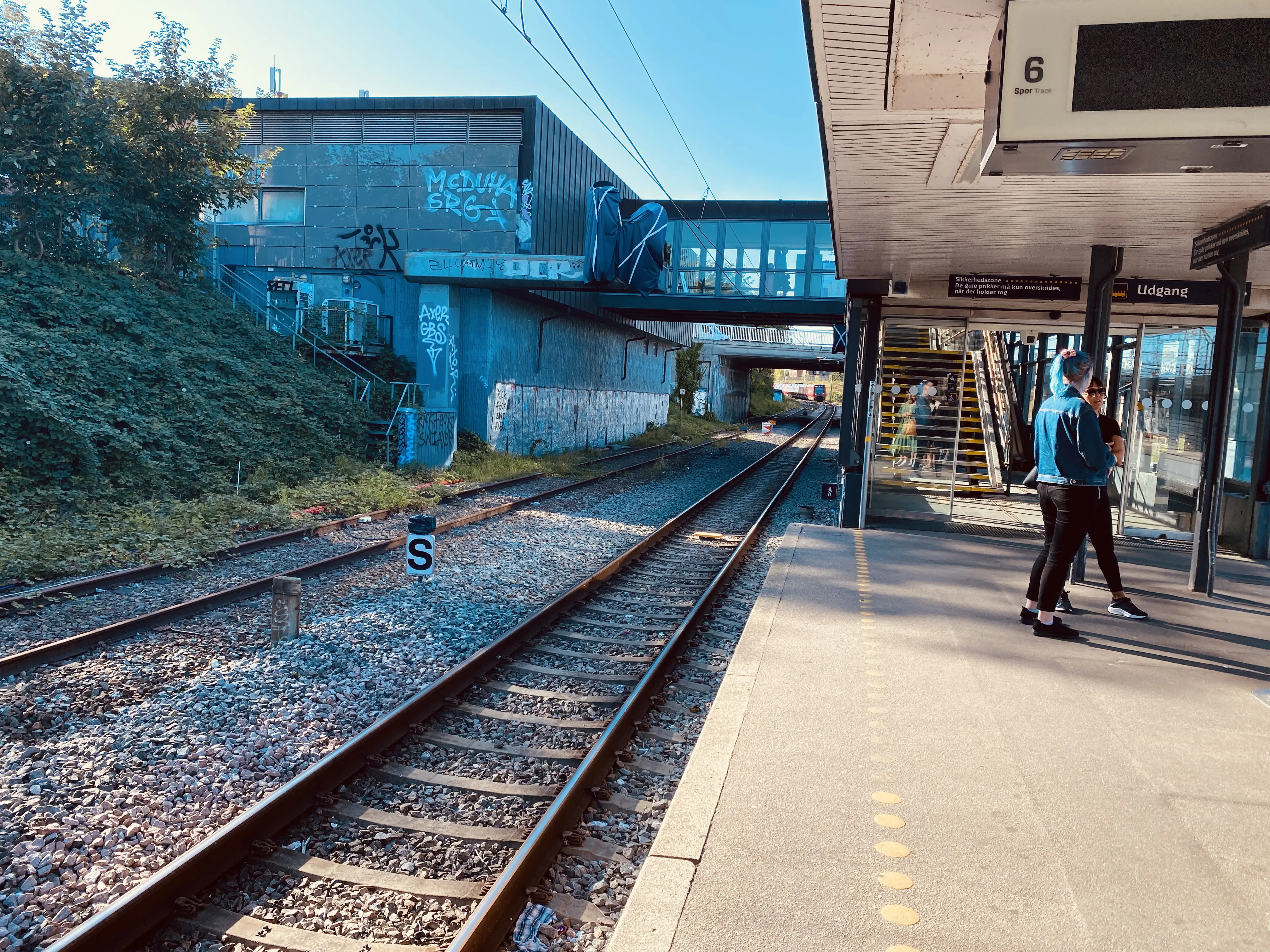 Billede af Svanemøllen S-togsstation. Billede af Svanemøllen S-togsstation.