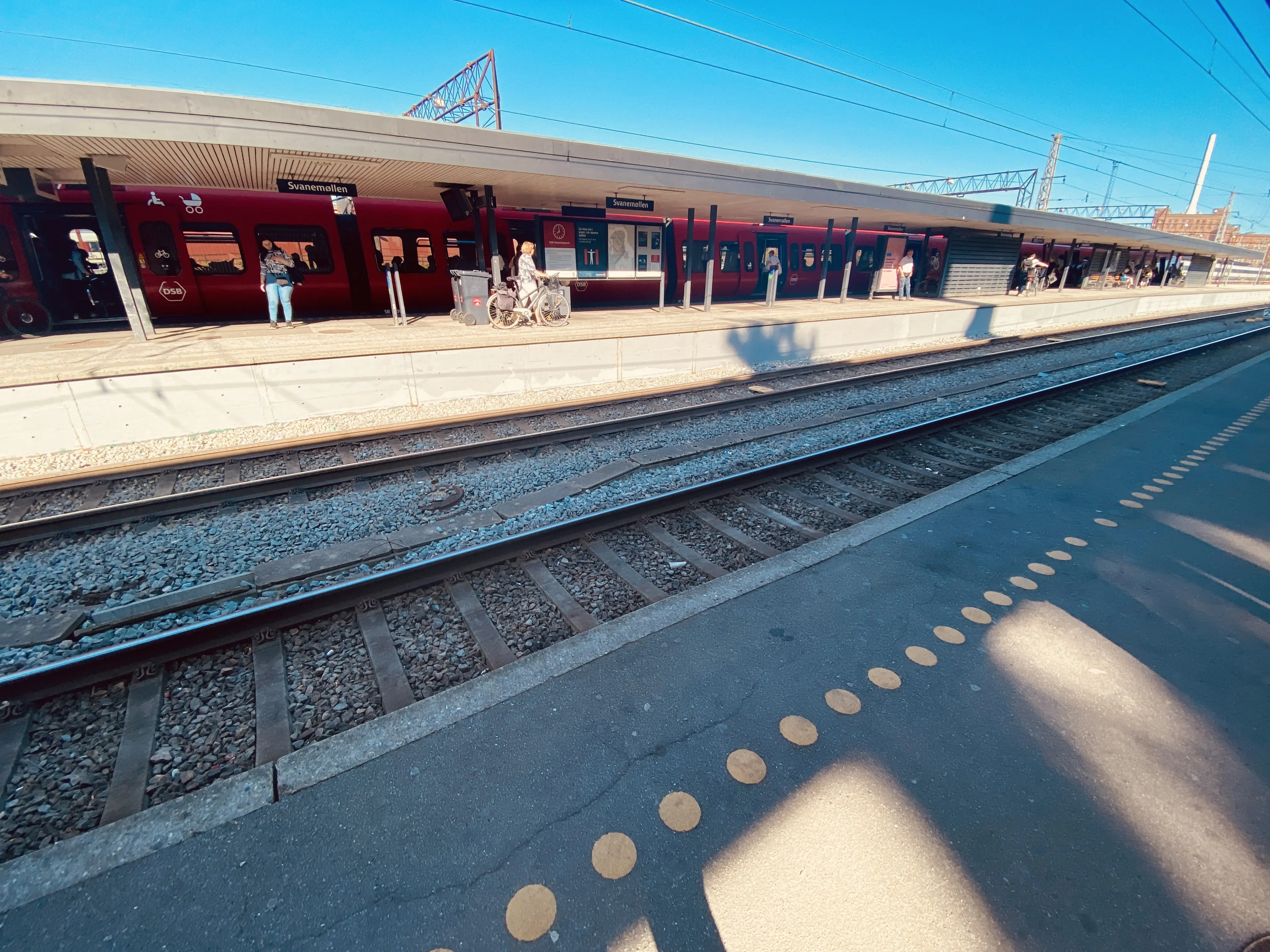Billede af Svanemøllen S-togsstation. Billede af Svanemøllen S-togsstation.