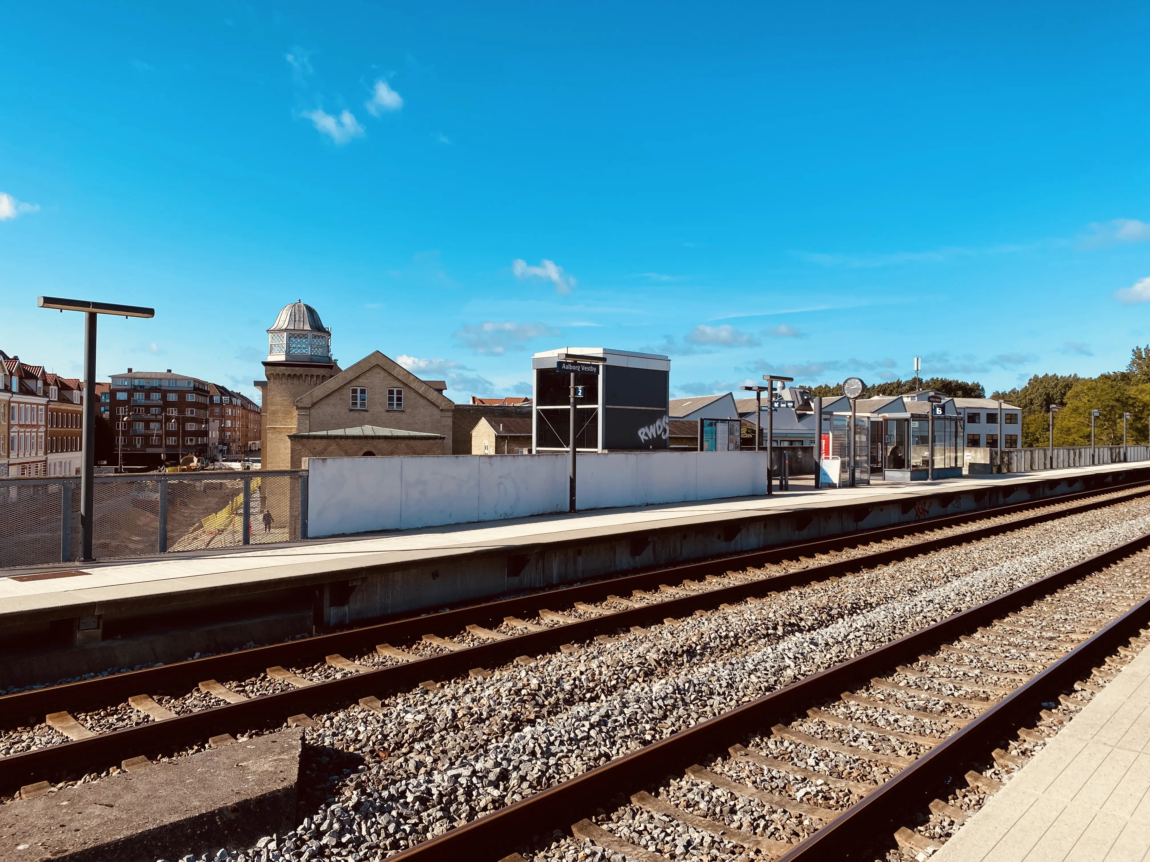 Billede af Aalborg Vestby Trinbræt. Billede af Aalborg Vestby Trinbræt.