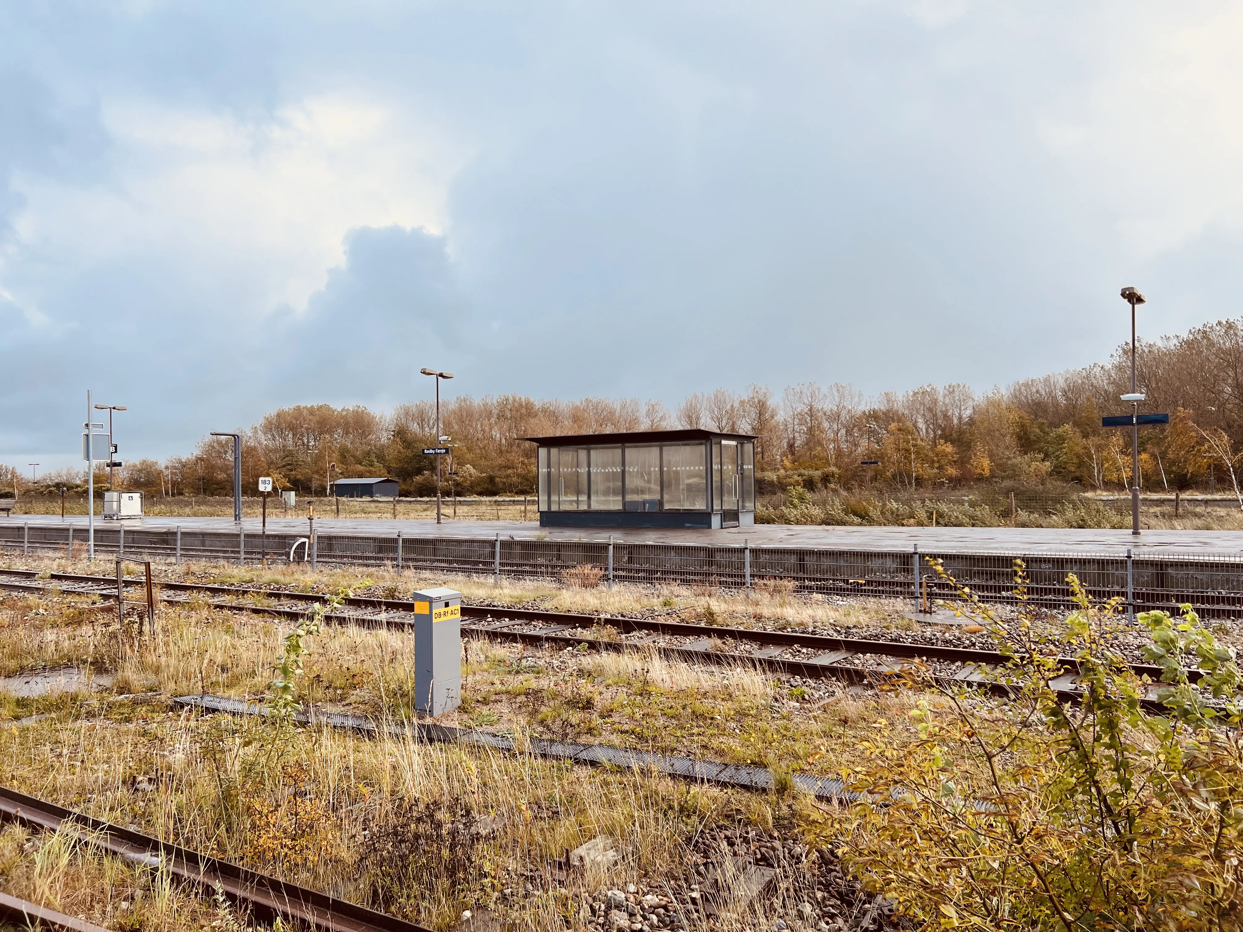 Billede af Rødby Færge Station.