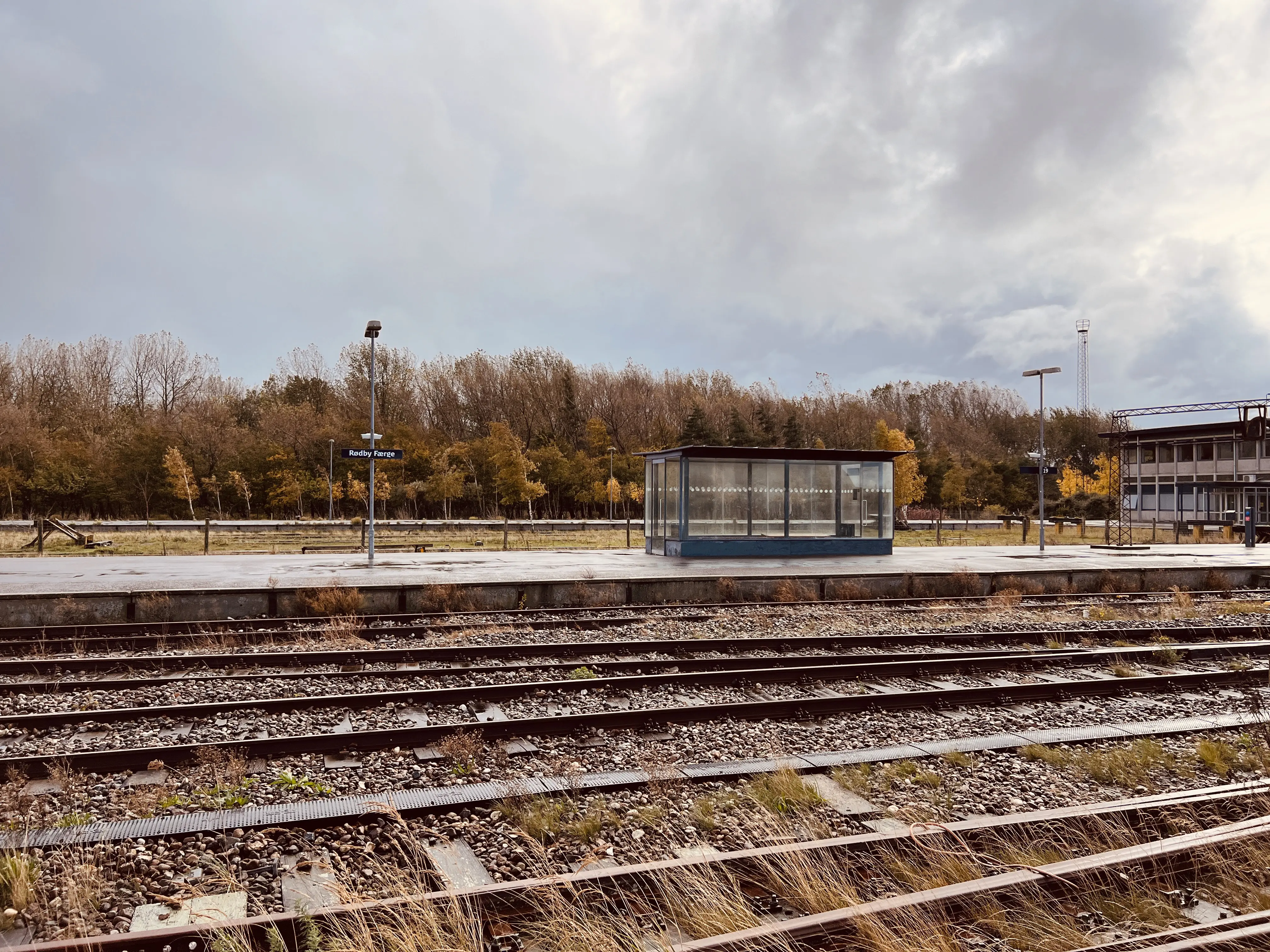 Billede af Rødby Færge Station.