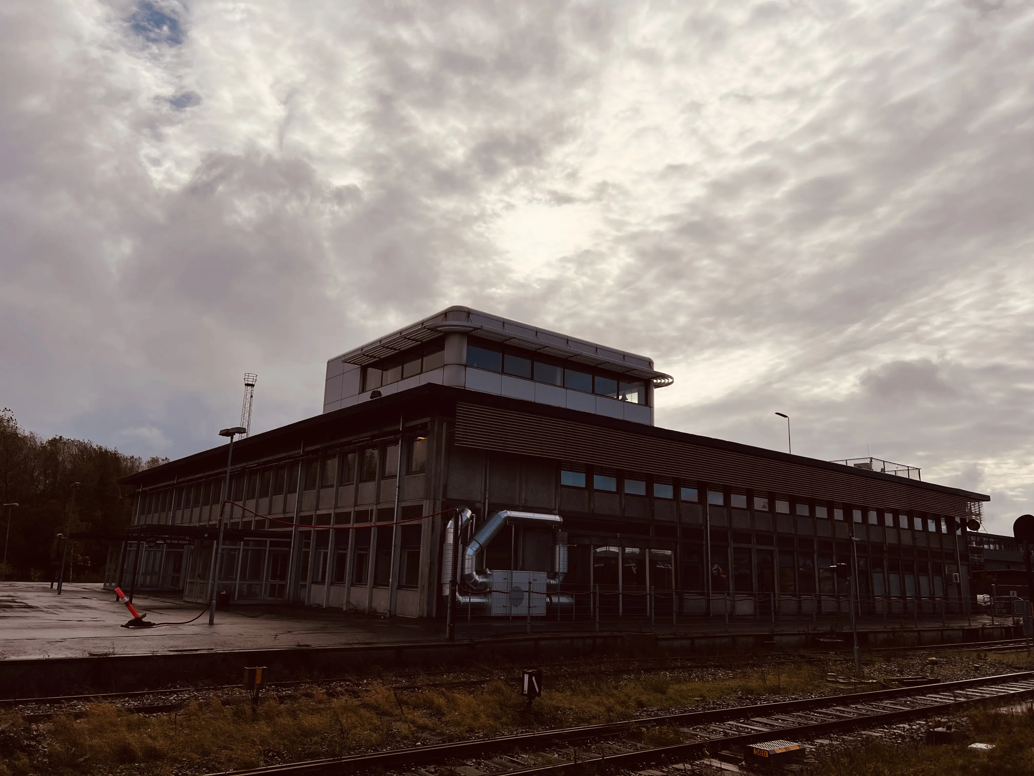 Billede af Rødby Færge Station.