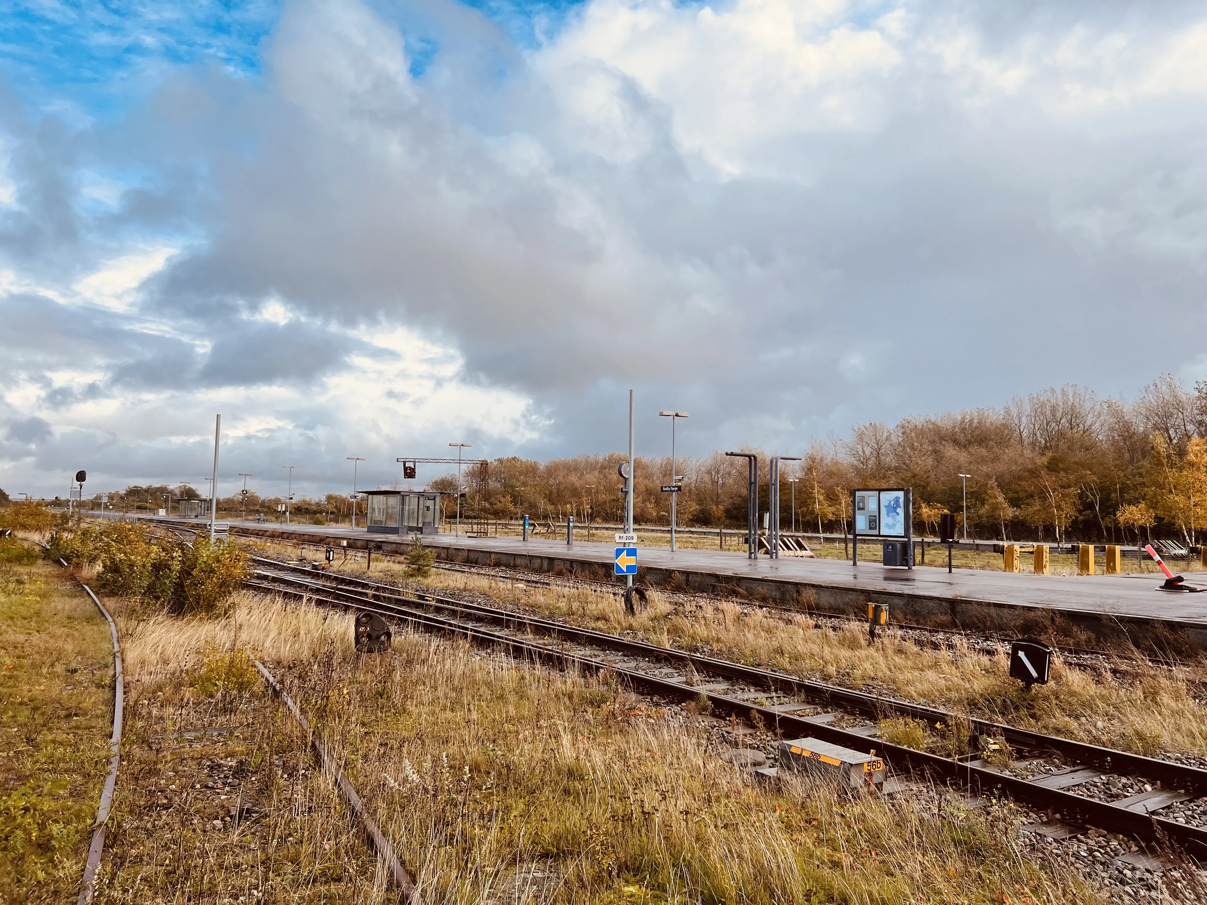 Billede af Rødby Færge Station.