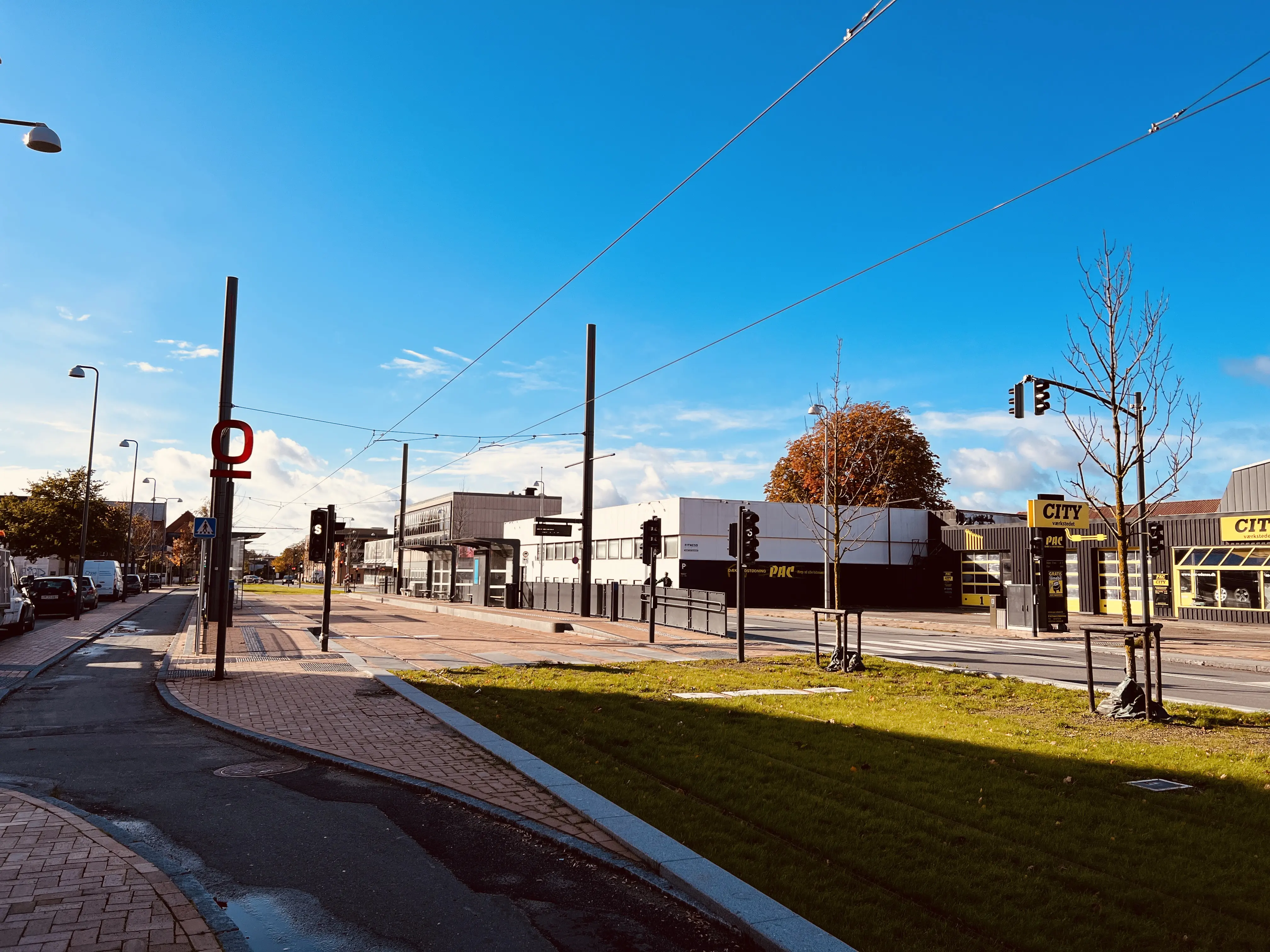 Billede af Vestre Stationsvej Letbanestation.