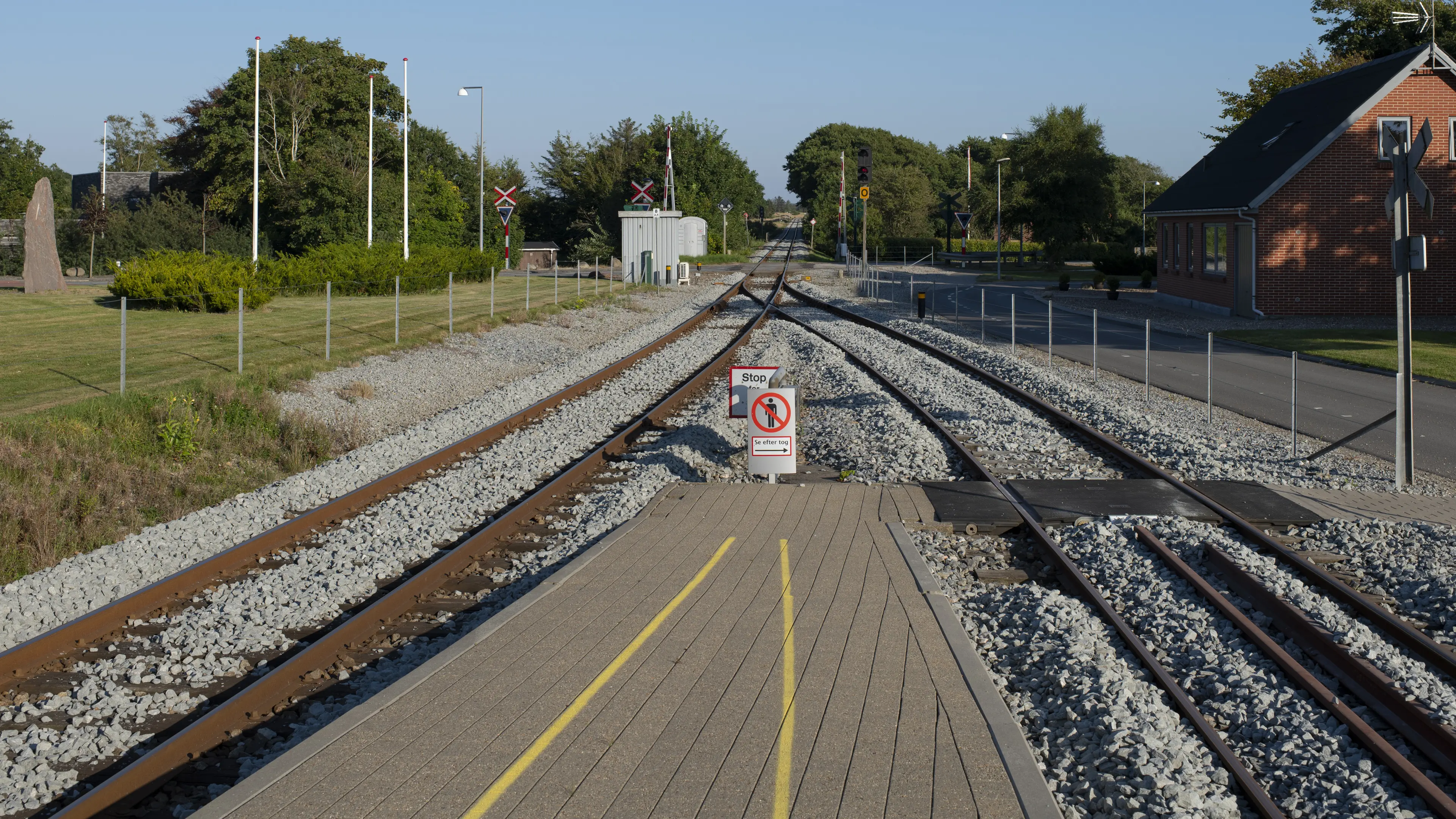 Billede af Bækmarksbro Station. Billede af Bækmarksbro Station.